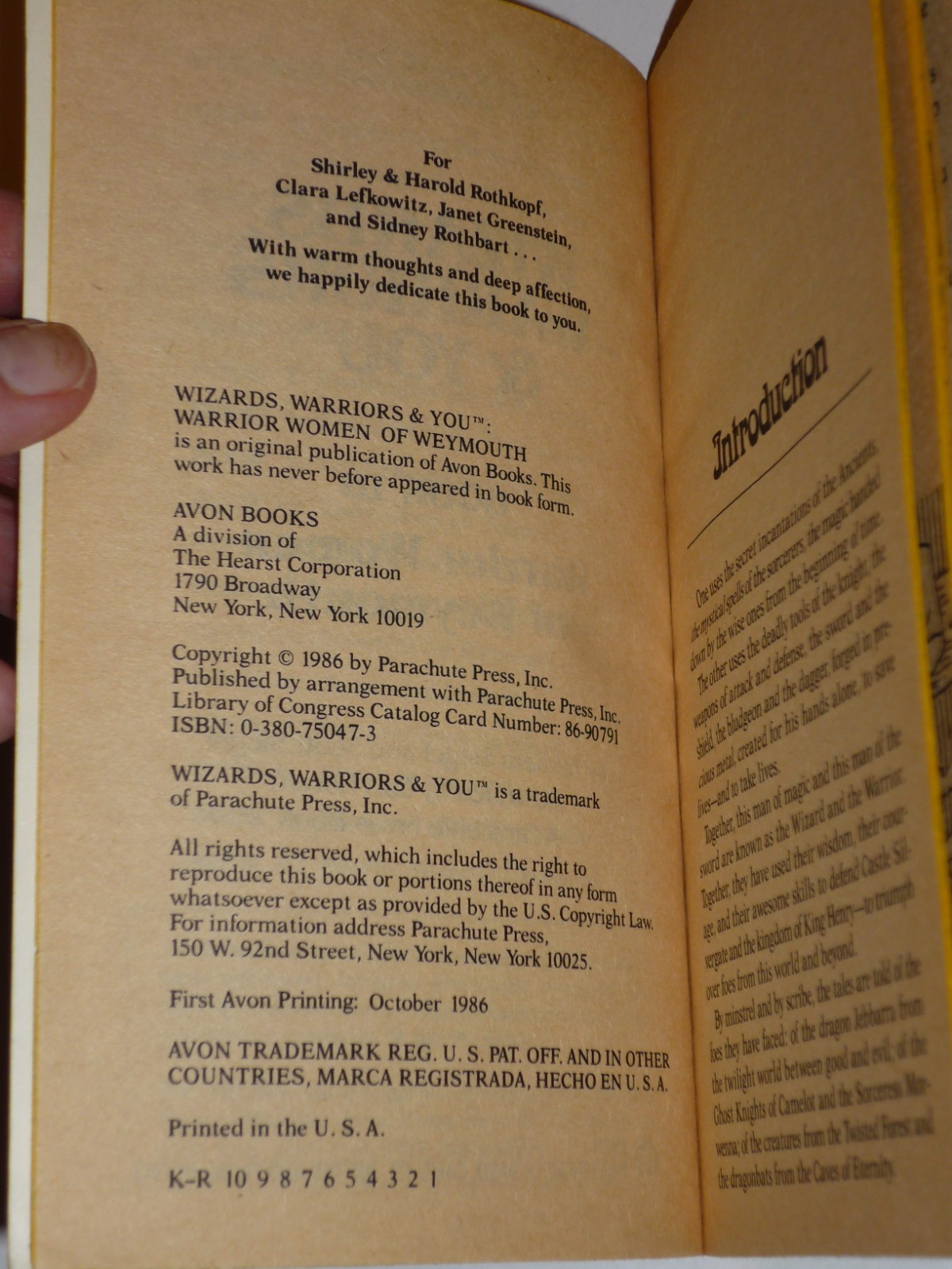Wizards Warriors & You #18 Warrior Women of Weymouth, RARE Vtg PB Role-Playing