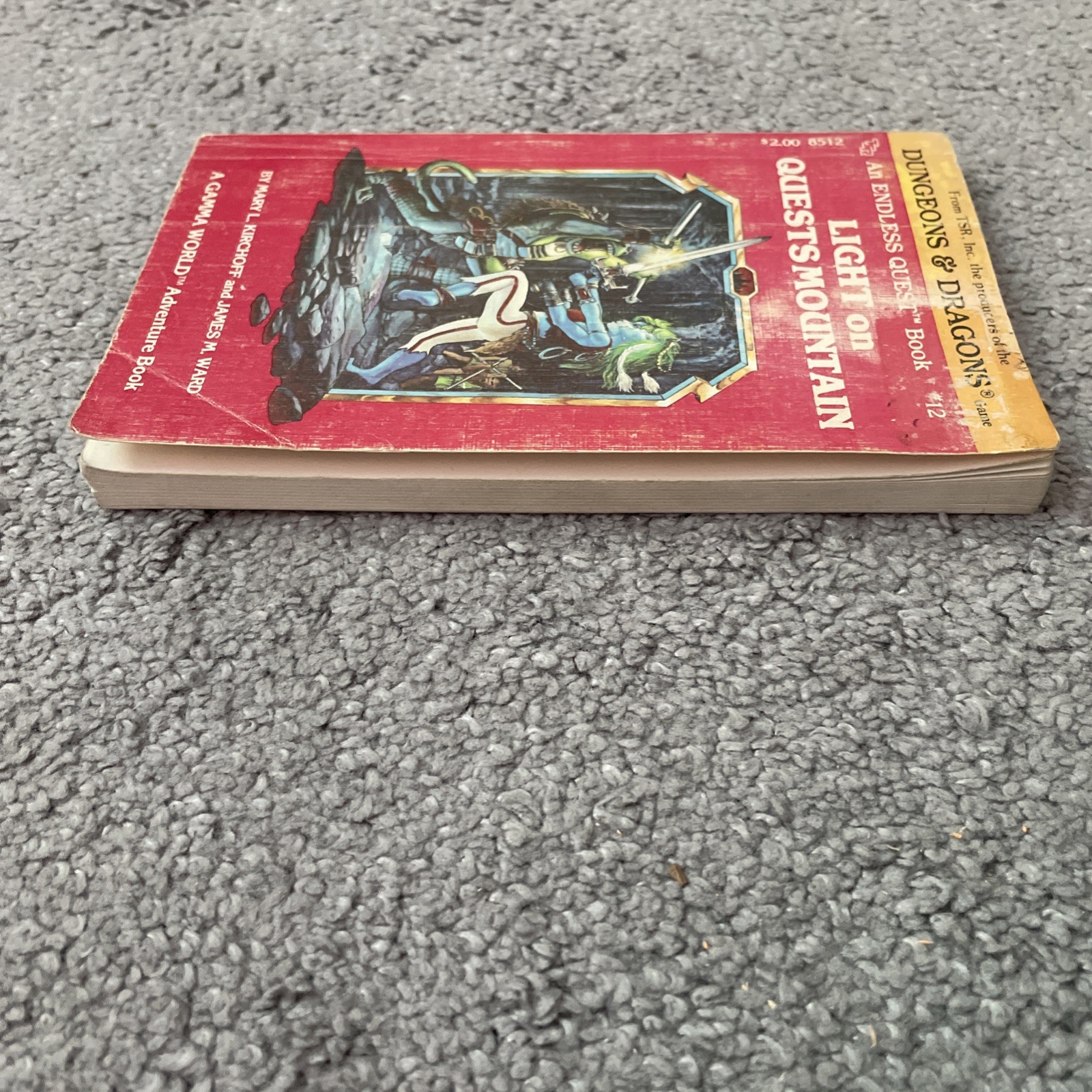 Light on Quests Mountain #12 Dungeons & Dragons 1983 1st Print TSR Gamma World