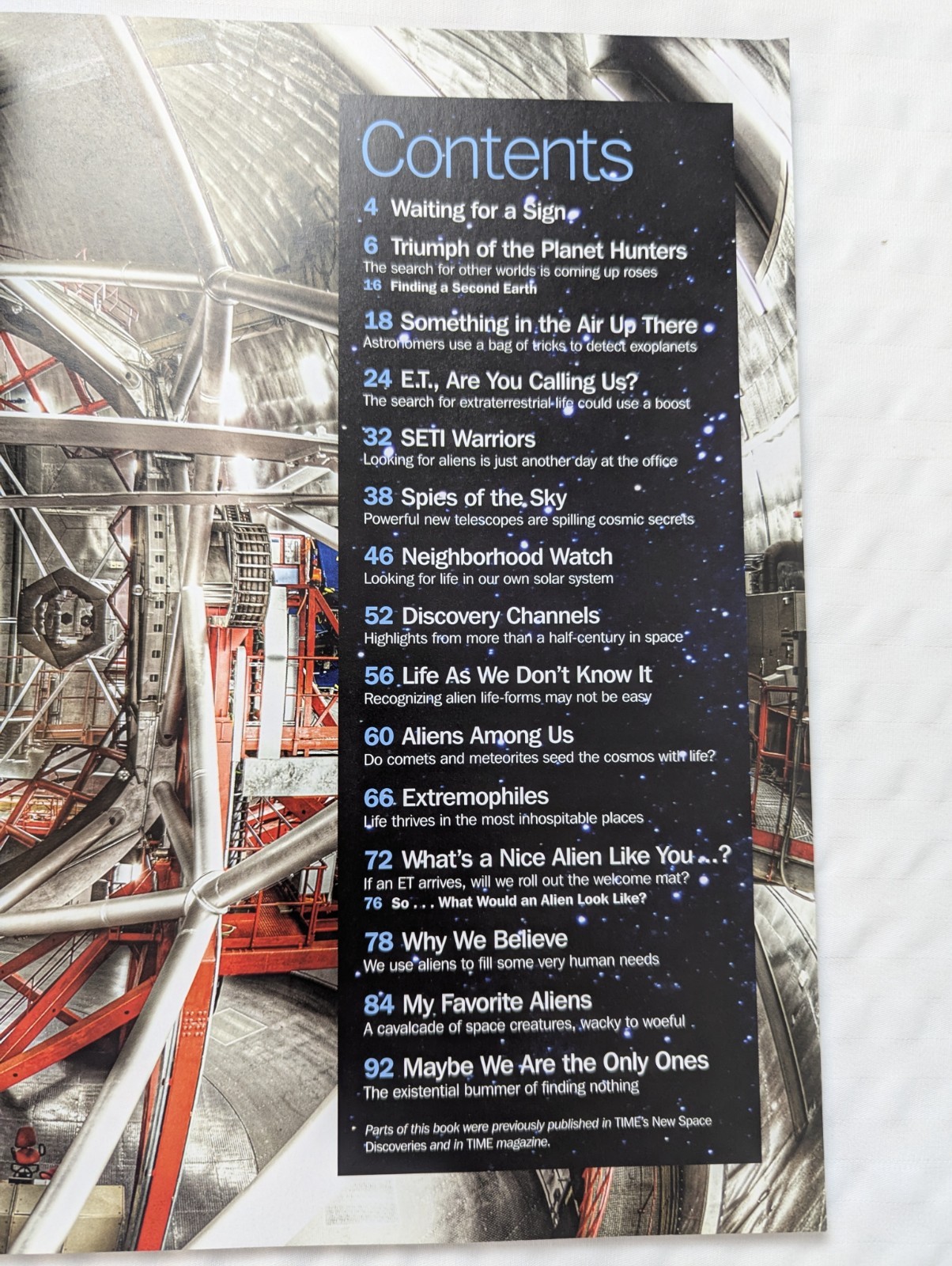 Time Magazine Search for Life in the Universe 2015 Space Aliens
