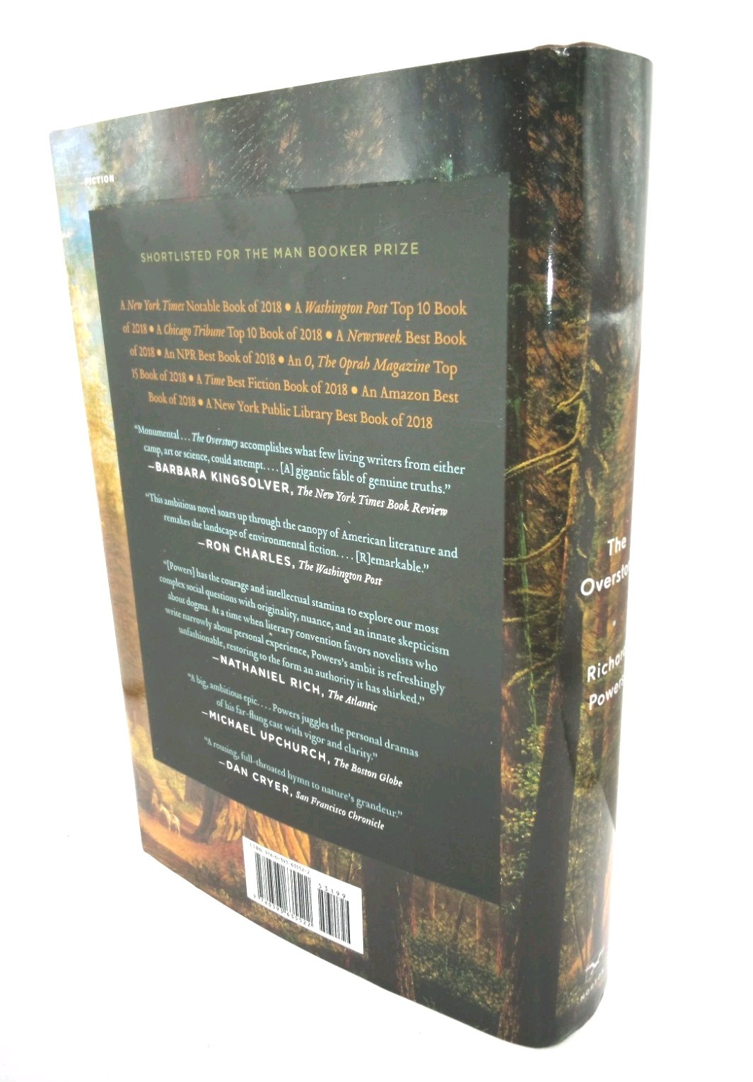 The Overstory Novel by Richard Powers Hardcover Book HCDJ Very Good