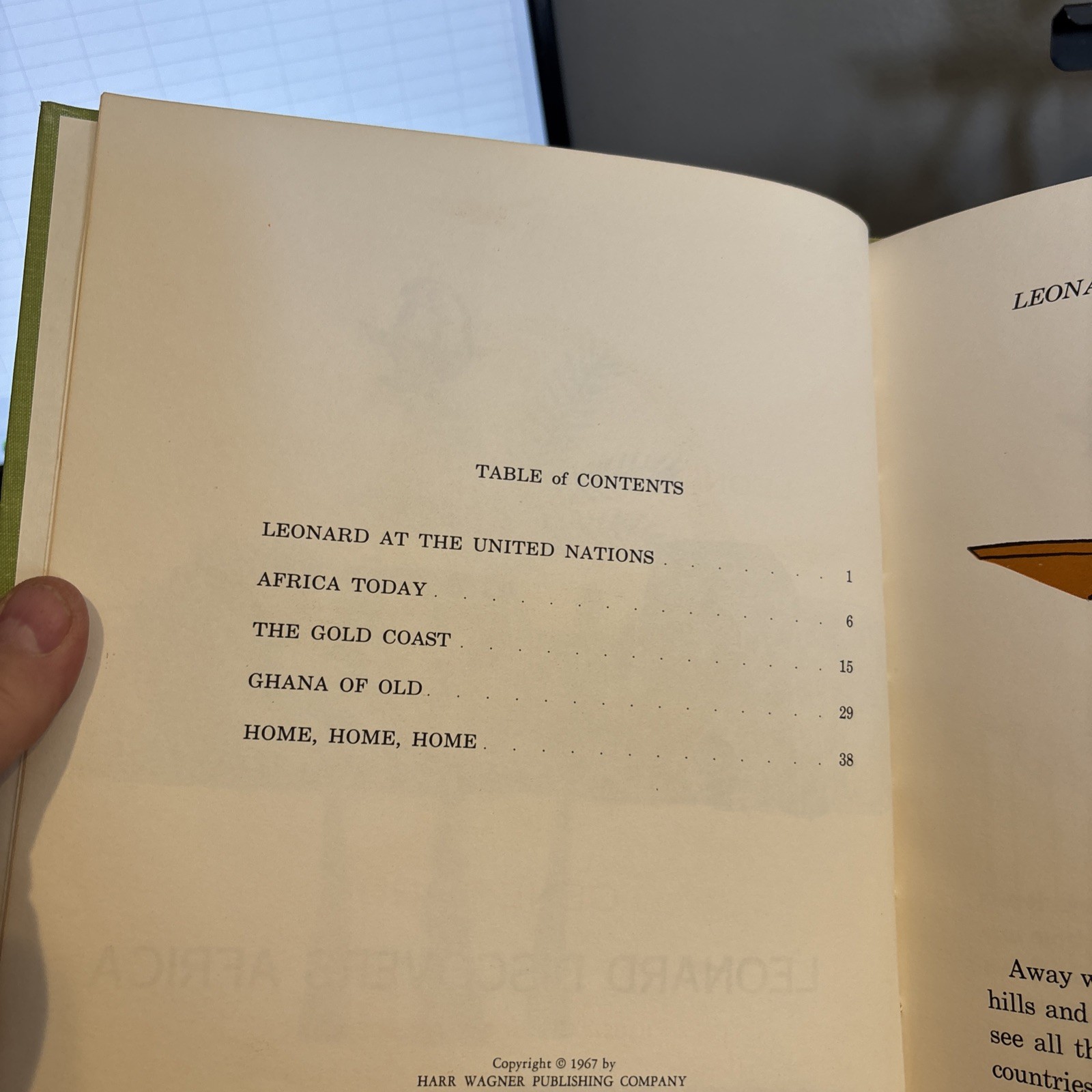 Leonard Discovers Africa By Gene Darby. 1967 HC Edition