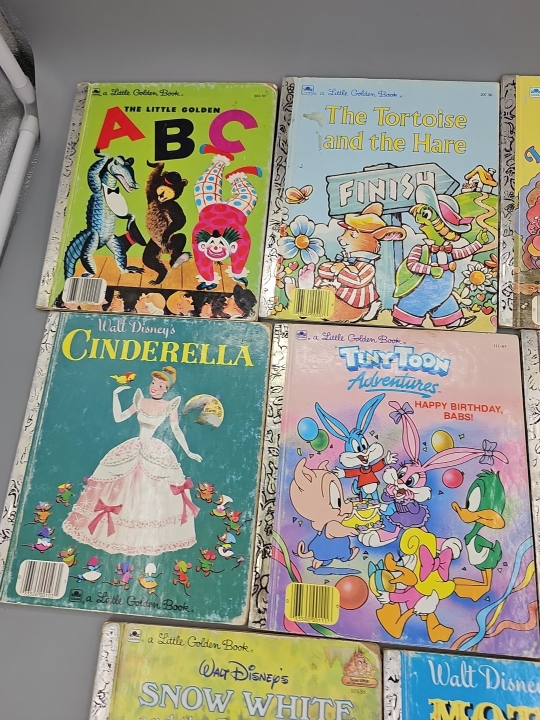 Lot of 8 A Little Golden Book Christmas Winter Theme Hardcover Vintage 3 Disney