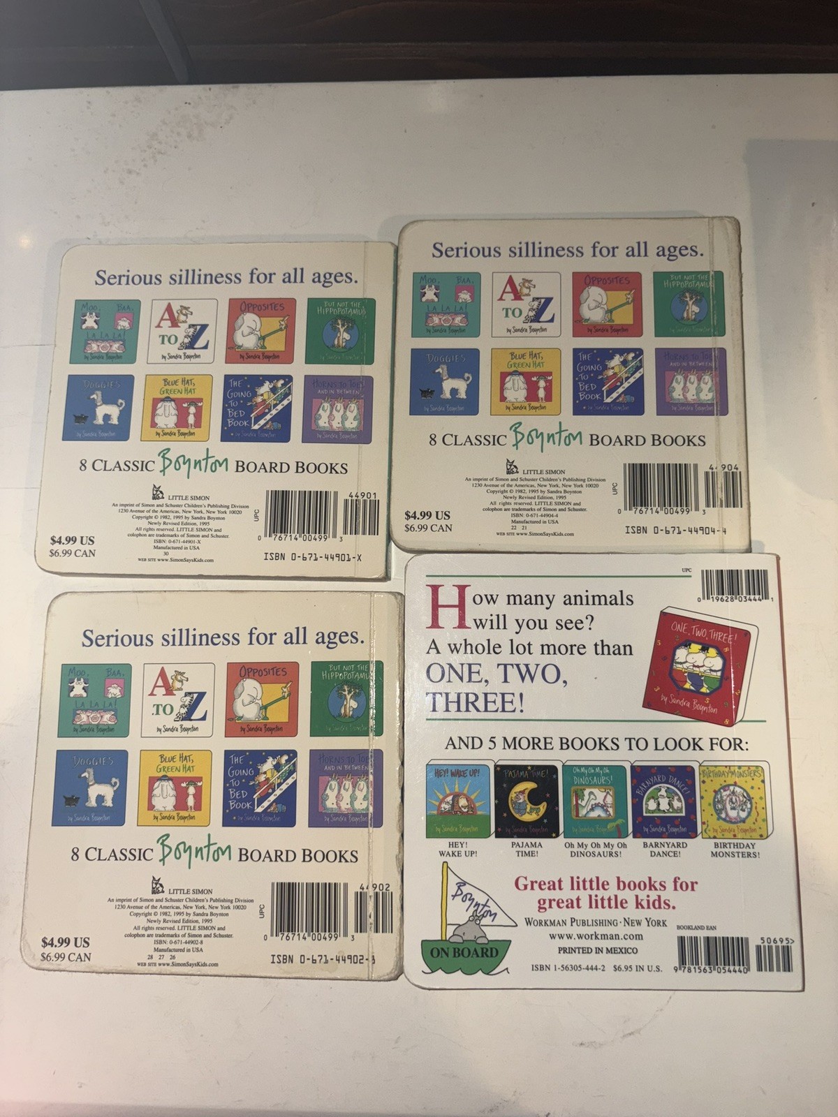 Lot of 9 Sandra Boynton Board Books for Children’s/ Kids/ Toddler *Random Mix*