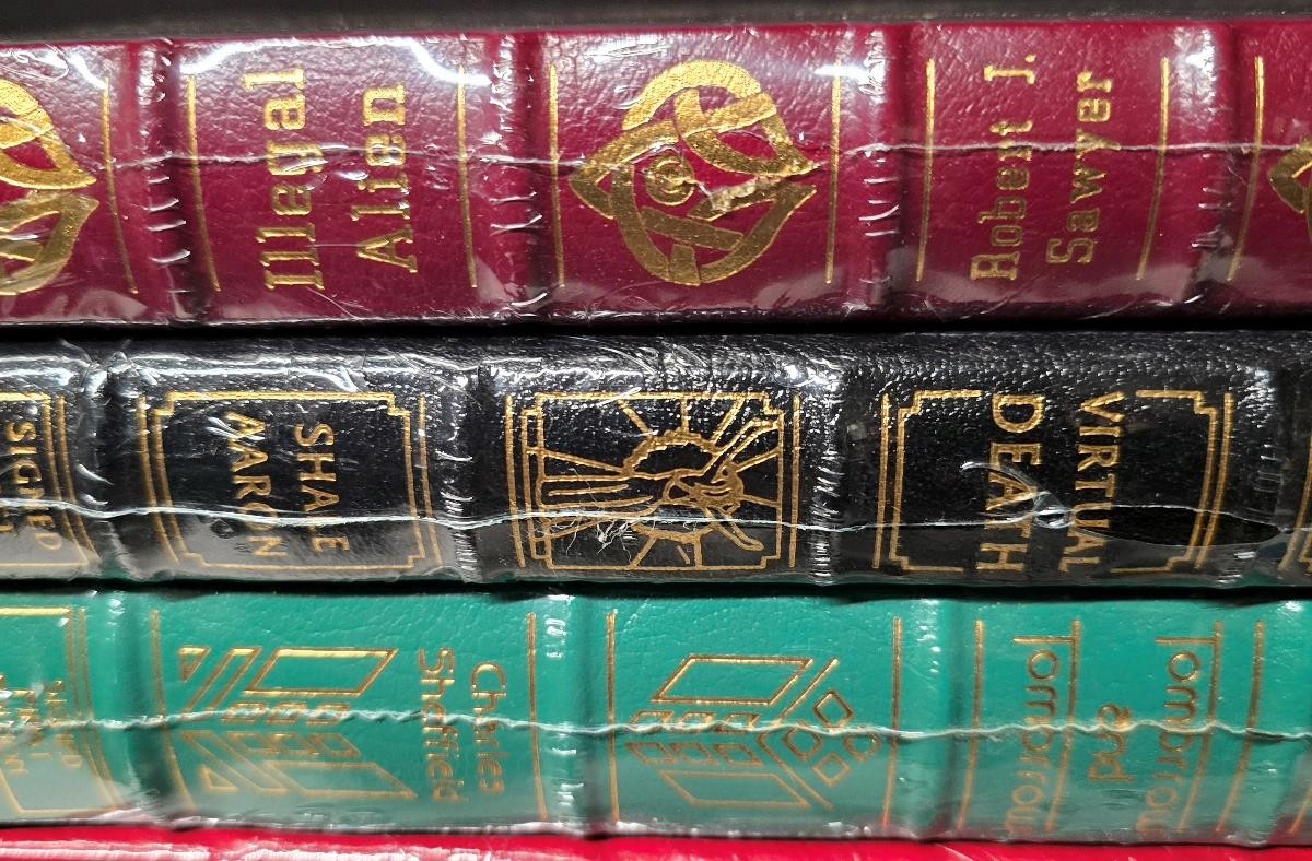 LOT OF 9 FIRST 1ST EDITION SIGNED EASTON PRESS BOOKS TOMORROW AND NEW SEALED