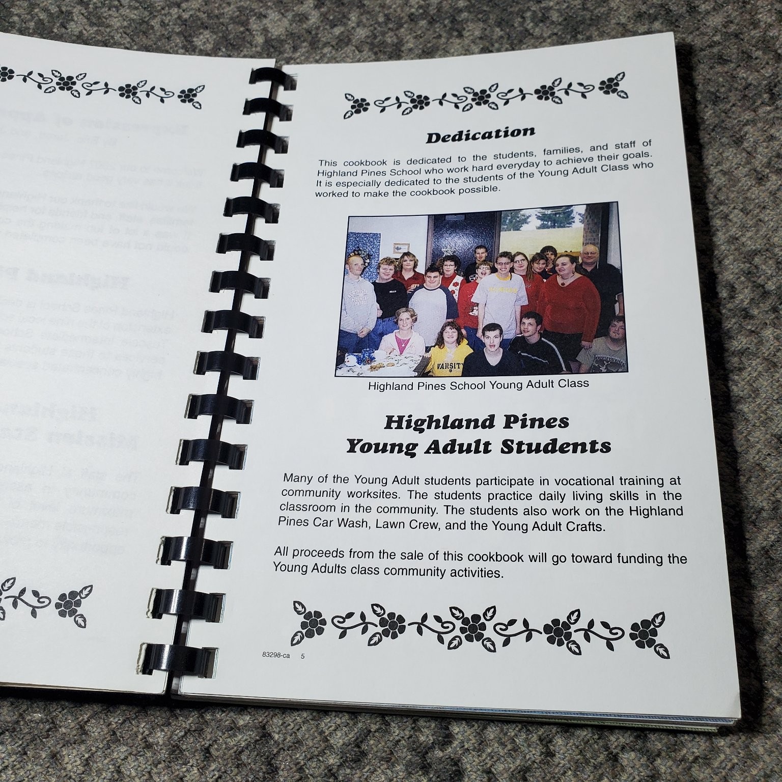 Recipes Cookbook Highland Pines School 2007 Young Adult Class Morris Press