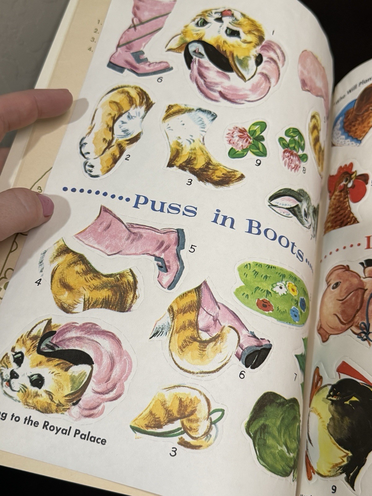 Whitman Favorite Animal Stories Sticker Fun PB Activity Book Illus Stickers 1961