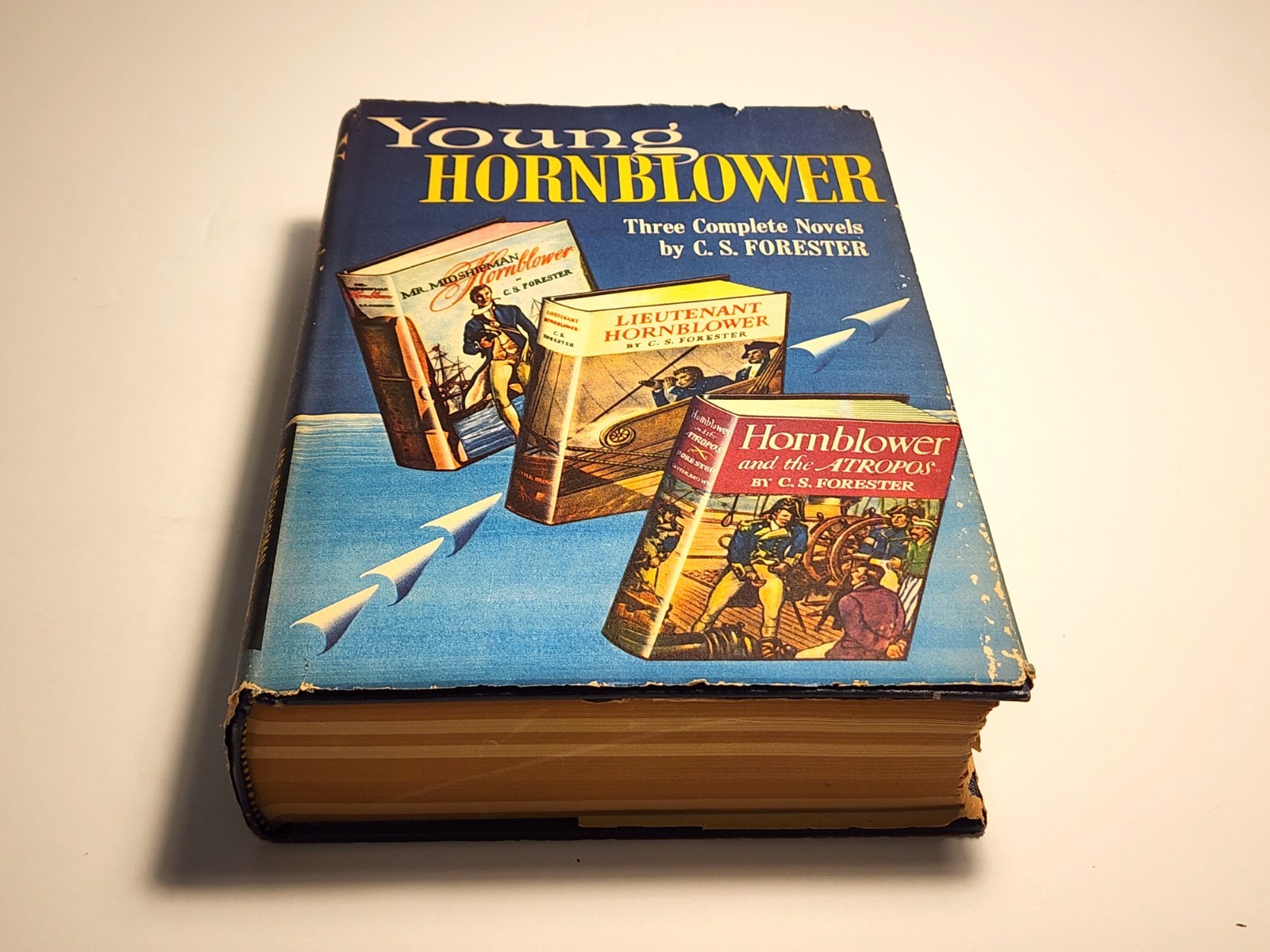 Young Hornblower (Midshipman, Lieutenant, Atropos) – C.S. Forester, 1972 hc, BCE