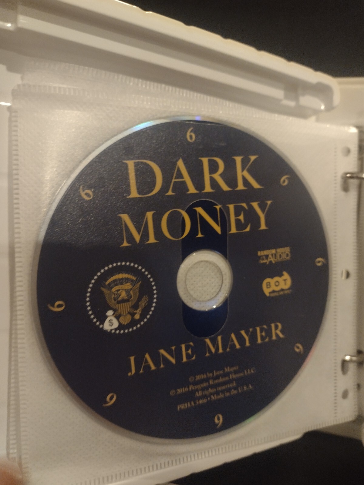 Dark Money The Hidden History of the Billionaires Jane Mayer Book On 14 CD’s VG