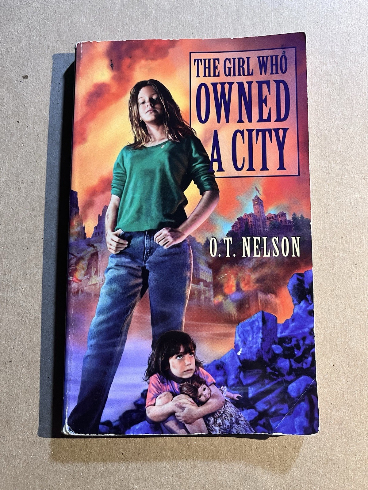 THE GIRL WHO OWNED A CITY by O.T. Nelson vintage Laurel Leaf paperback DYSTOPIAN