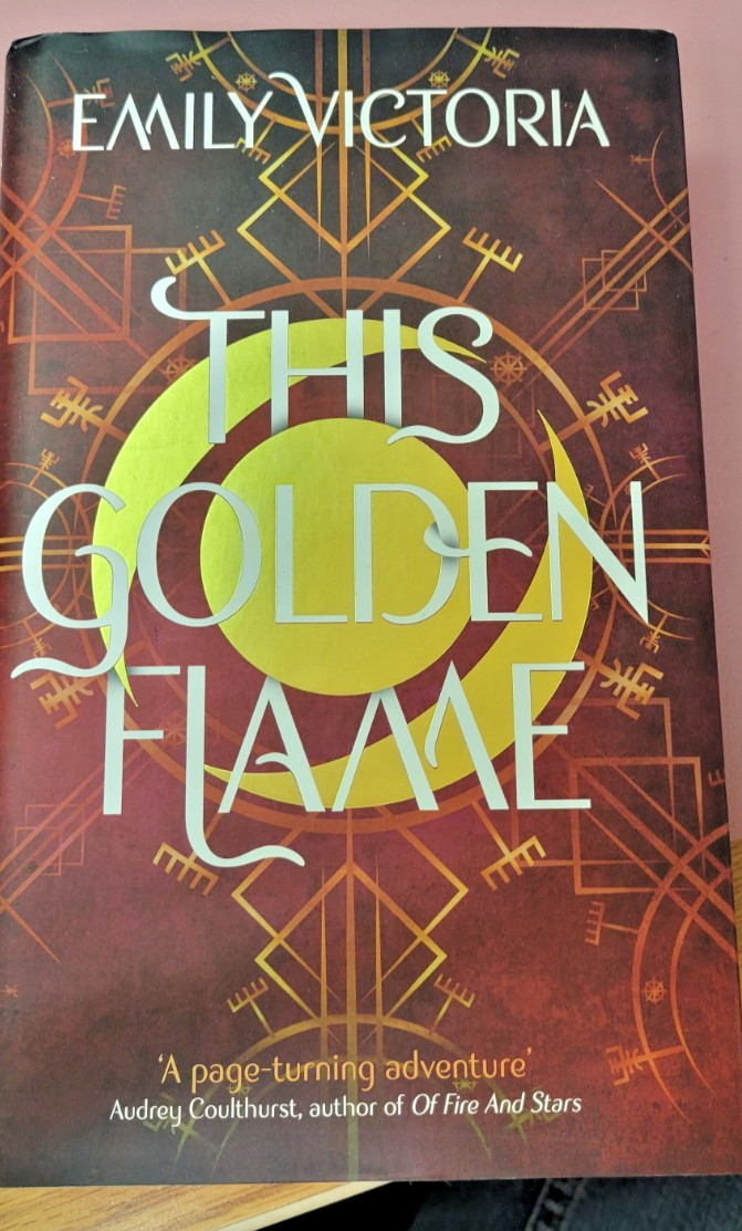 FairyLoot This Golden Flame Emily Victoria SIGNED SPRAYED EDGES 1st Print Book