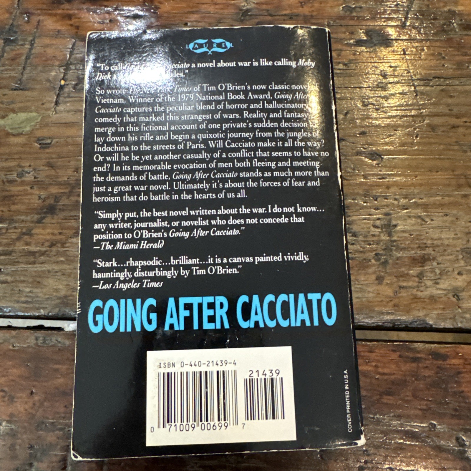 Going after Cacciato by Tim O’Brien (1992, Mass Market)