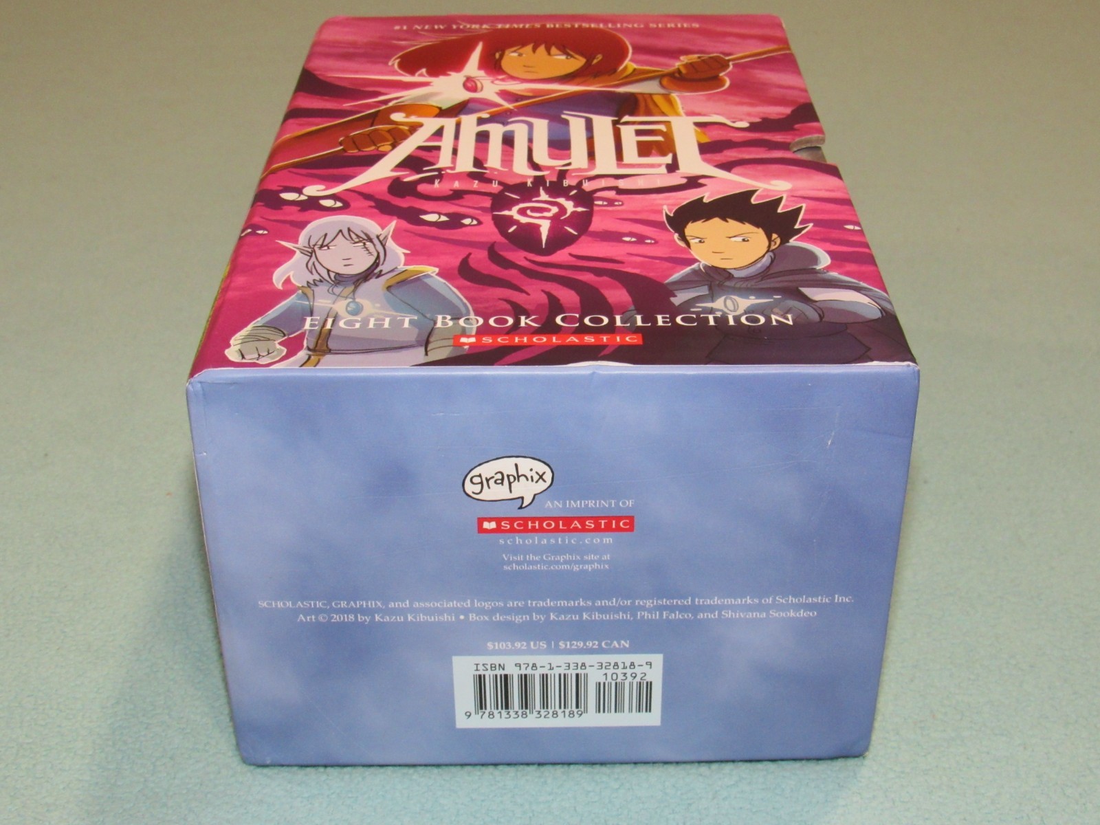 AMULET #1-8 by Kazu Kibuishi (Box Set, 2018) ~1,2,3,4,5,6,7,8~ Trade Paperback