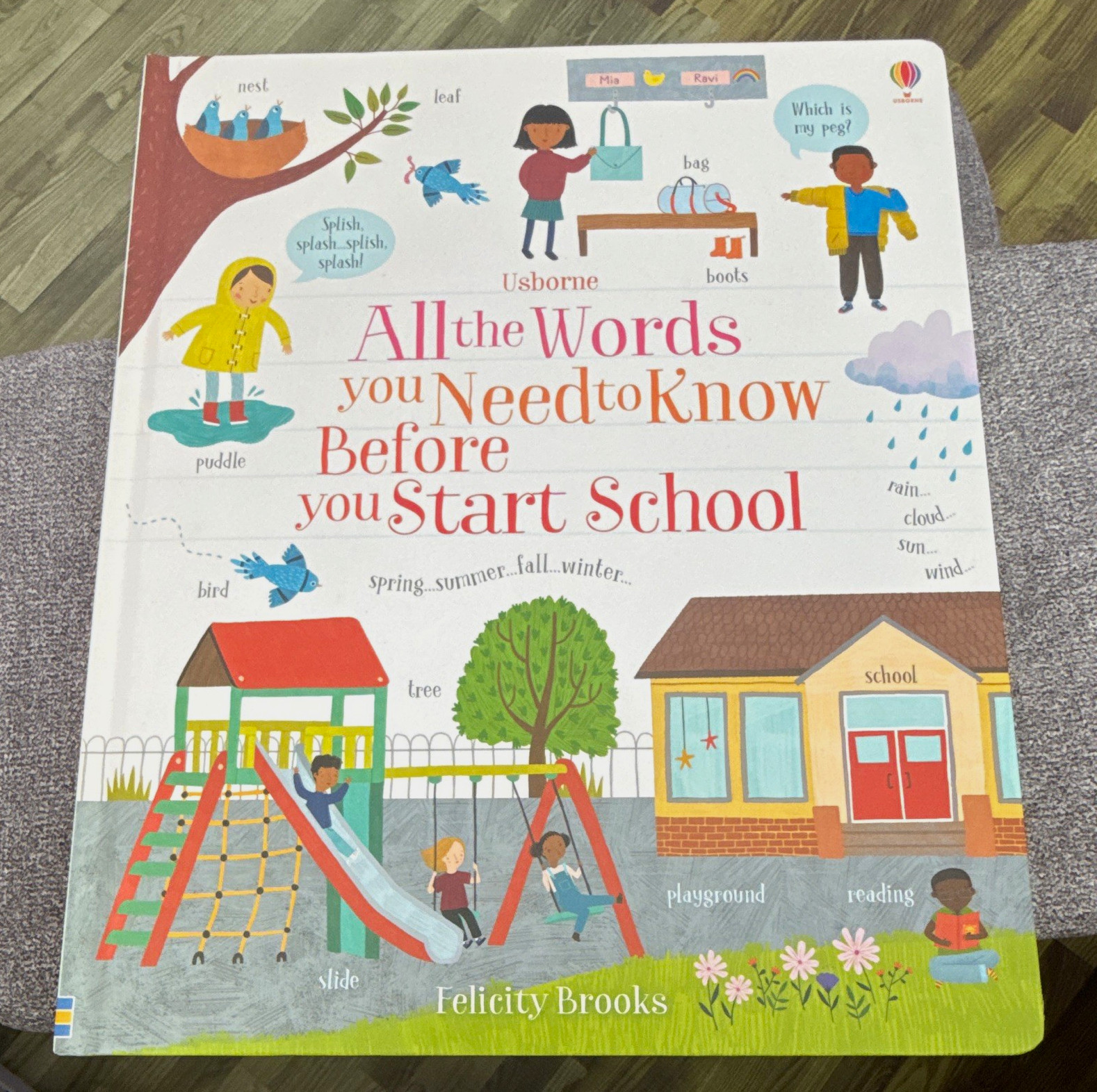 Usborne All the Words You Need to Know Before School BB Illus Ages 4-8