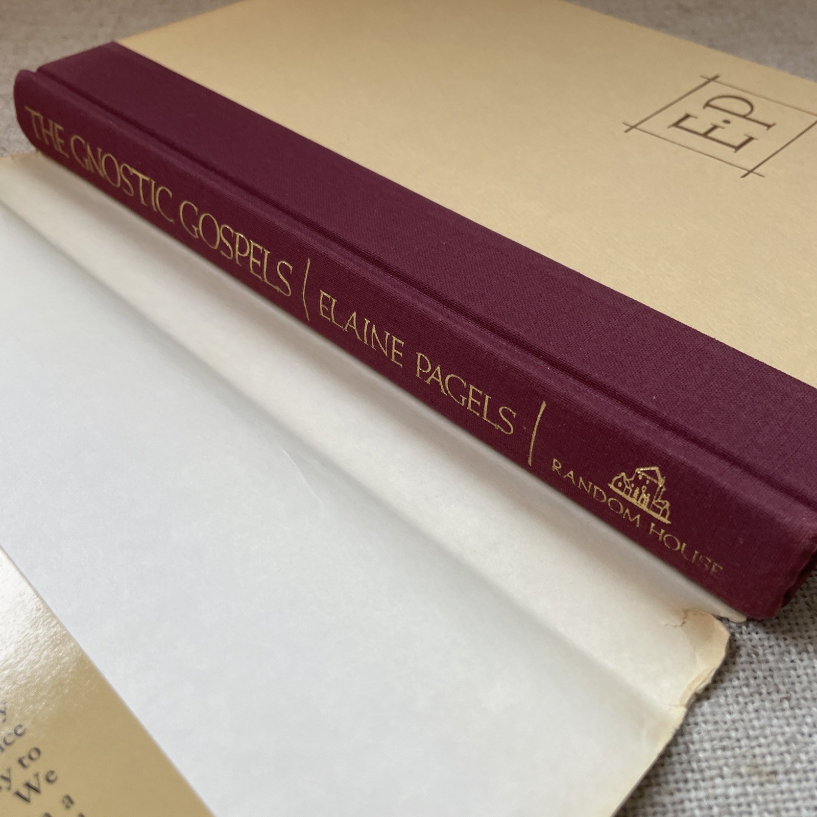 The Gnostic Gospels by Elaine Pagels 1979 HC DJ First Edition