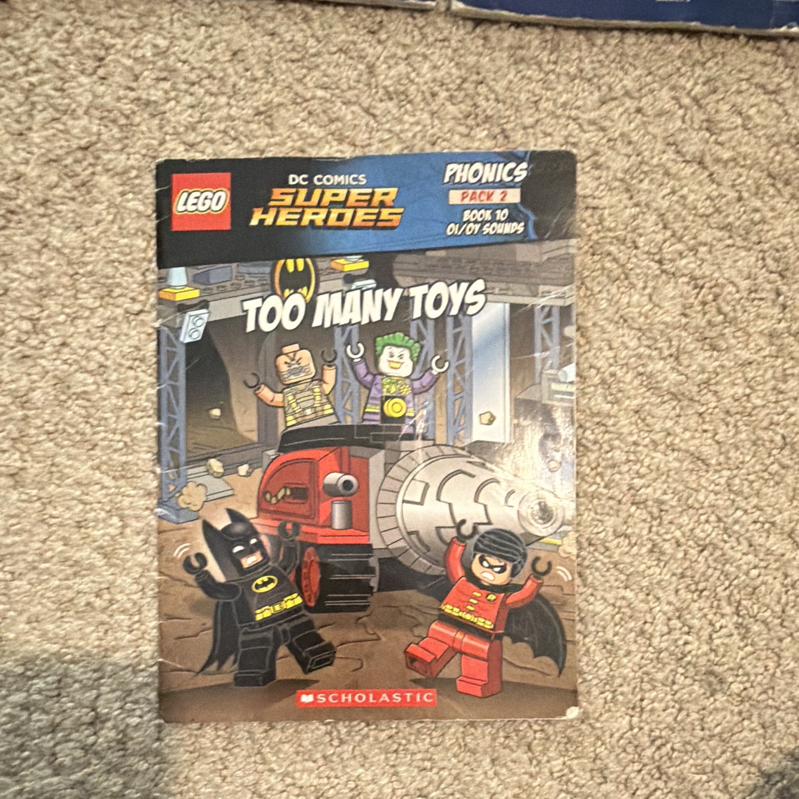 Scholastic LEGO DC Super Heroes Phonics Pack 2 Lot of 5 PB Illustrated Ages 4-8
