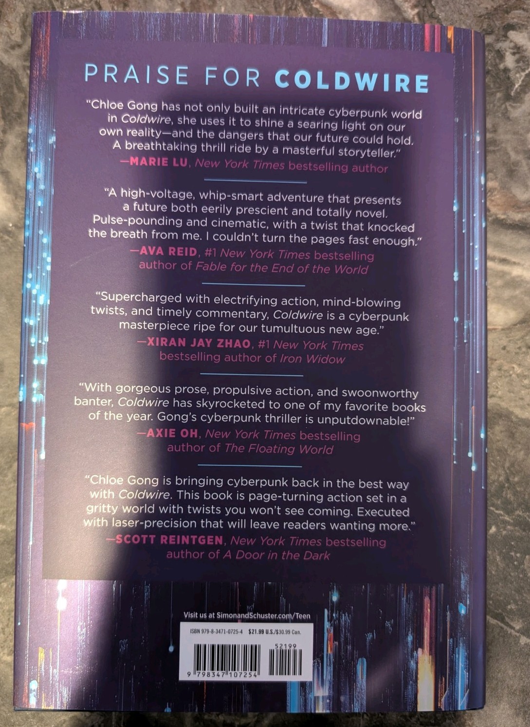 Coldwire by Chloe Gong 2025 B&N Exclusive Edition Like New First Edition