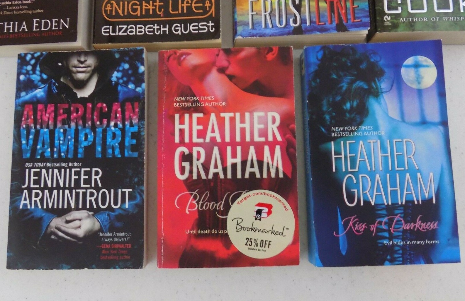 Lot Of 11 ~ Paranormal Romance Paperbacks ~ Sinful Magic-Blood Red-Witch Heart