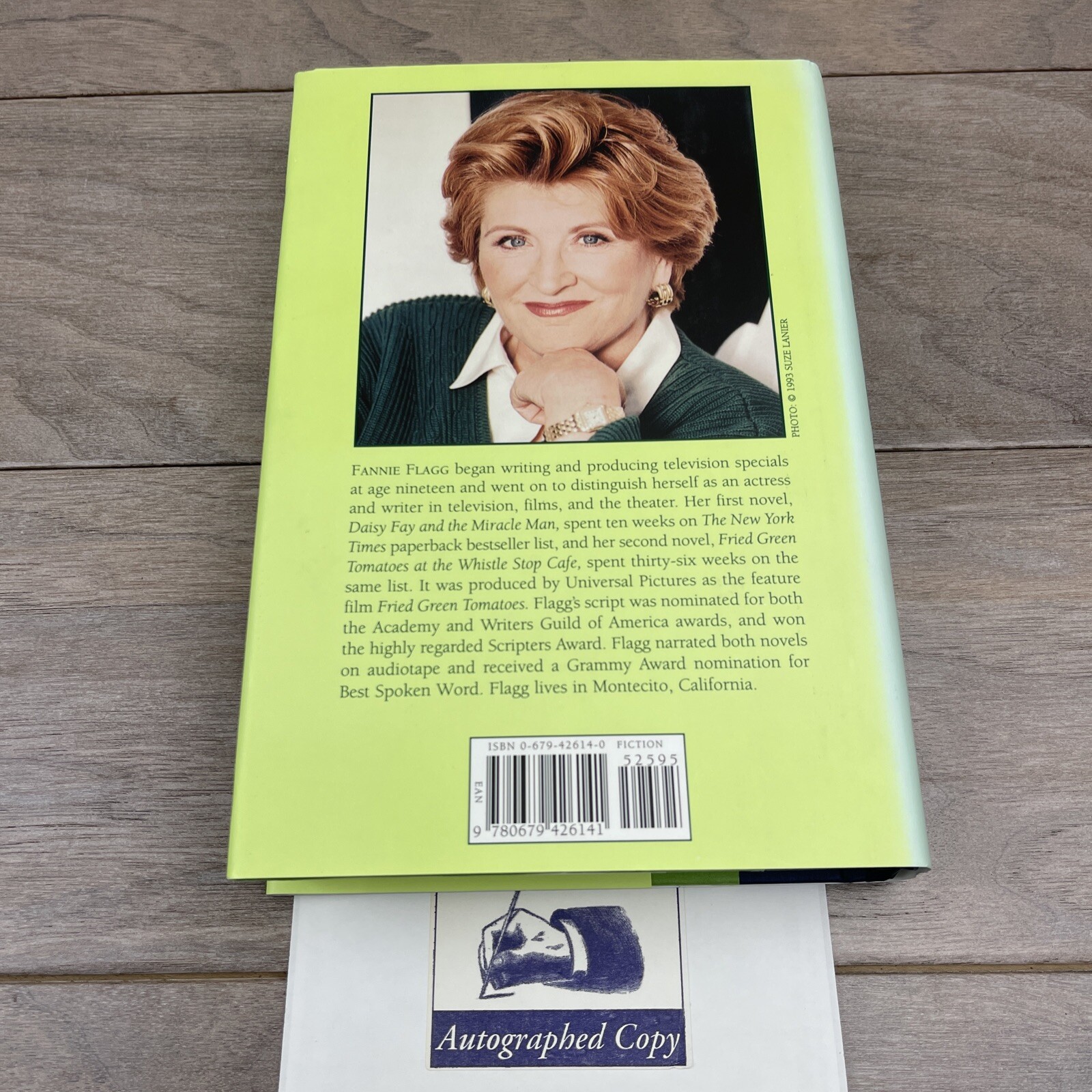 Welcome To The World, Baby Girl! by Fannie Flagg Signed First Edition HCDJ Book