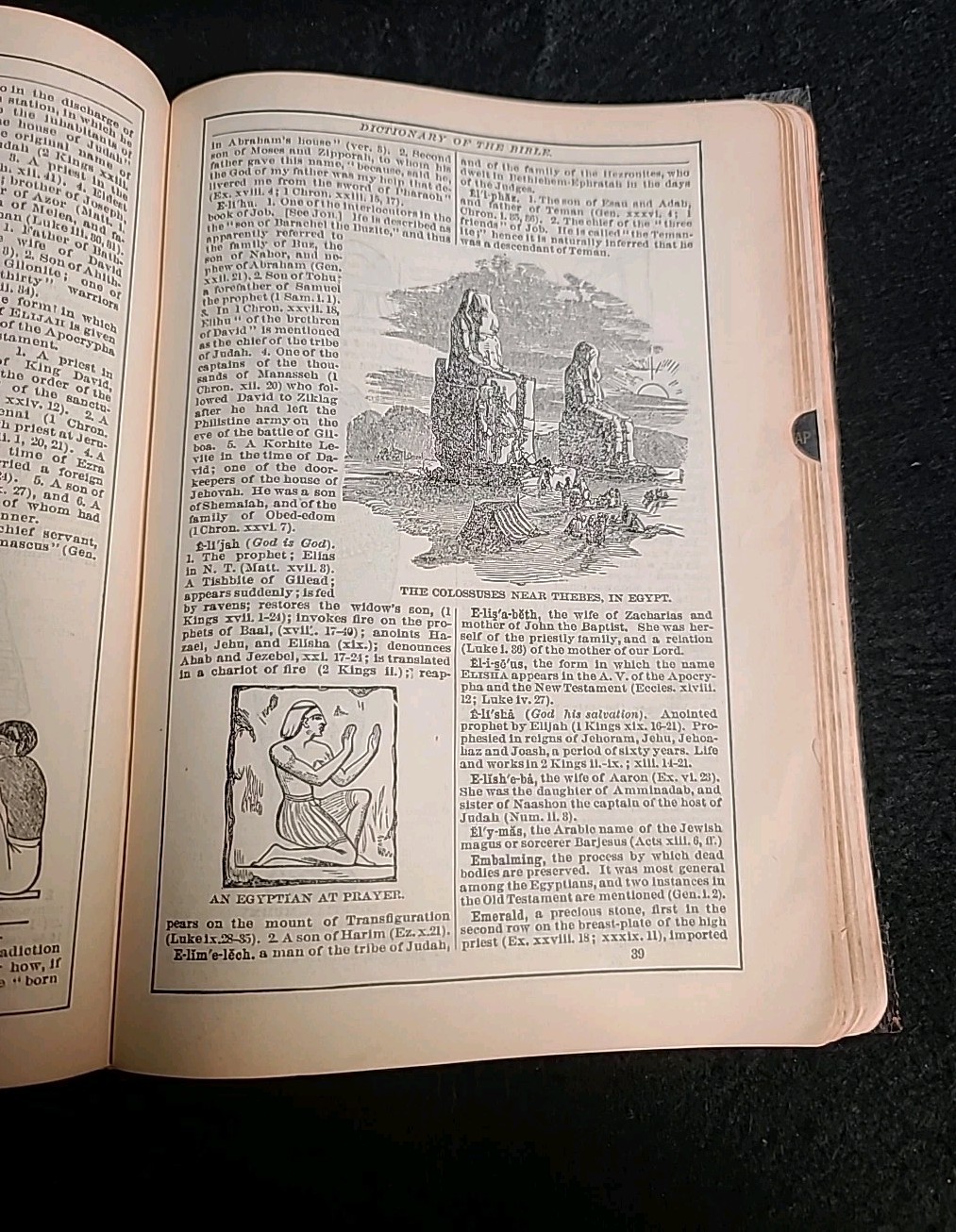 Holy Bible Red Letter Edition KJV National Bible Press Pocket Tabbed VTG