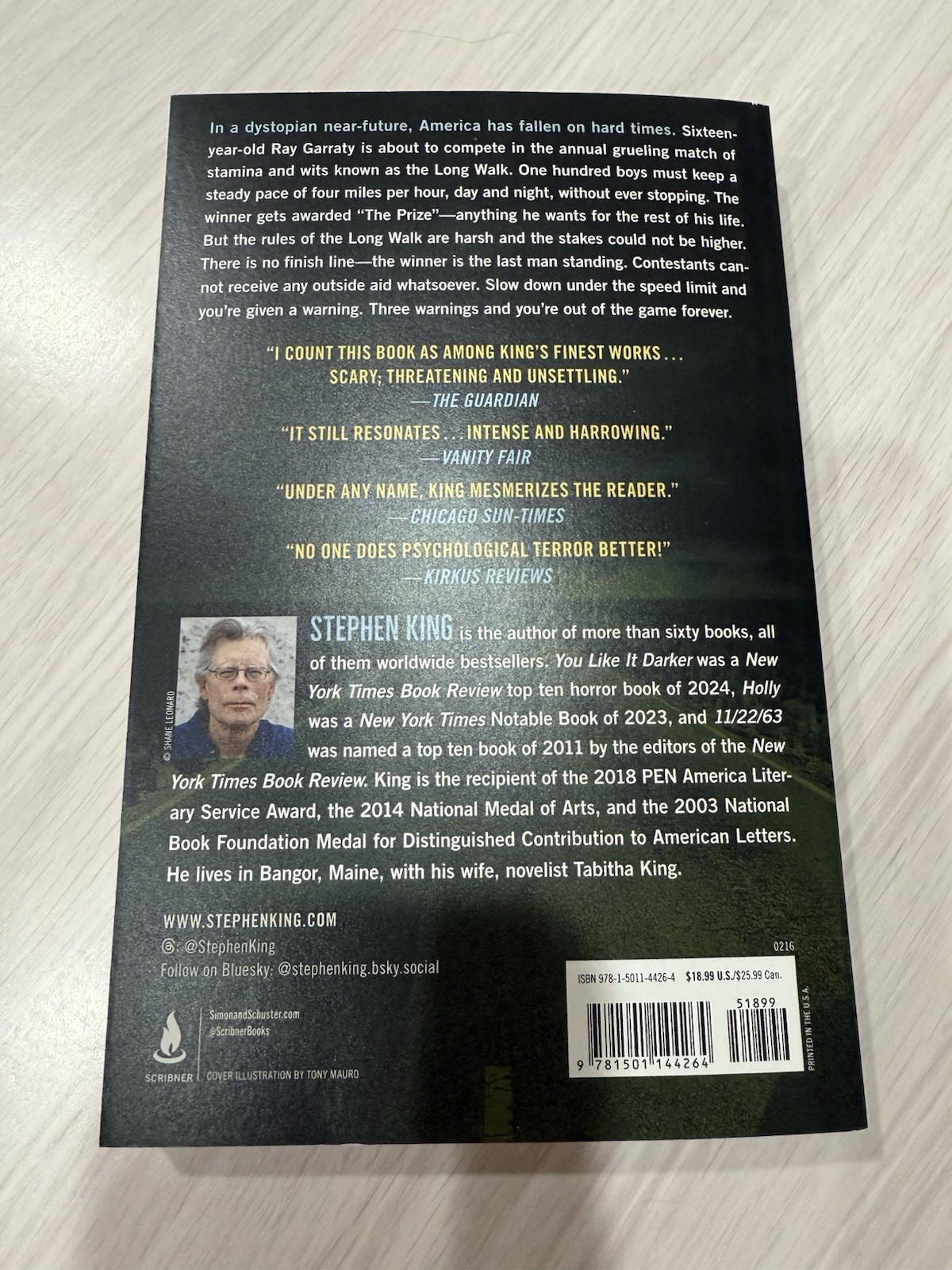 Stephen King (Richard Bachman) The Long Walk 2016 Paperback