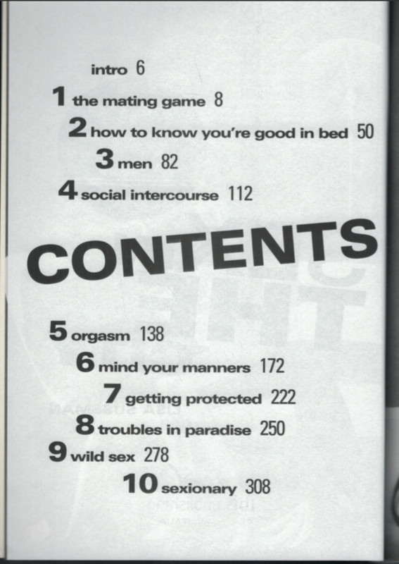 Sex in the City – Fun Guide to Sex for the Modern Woman ; by Lisa Sussman – NEW