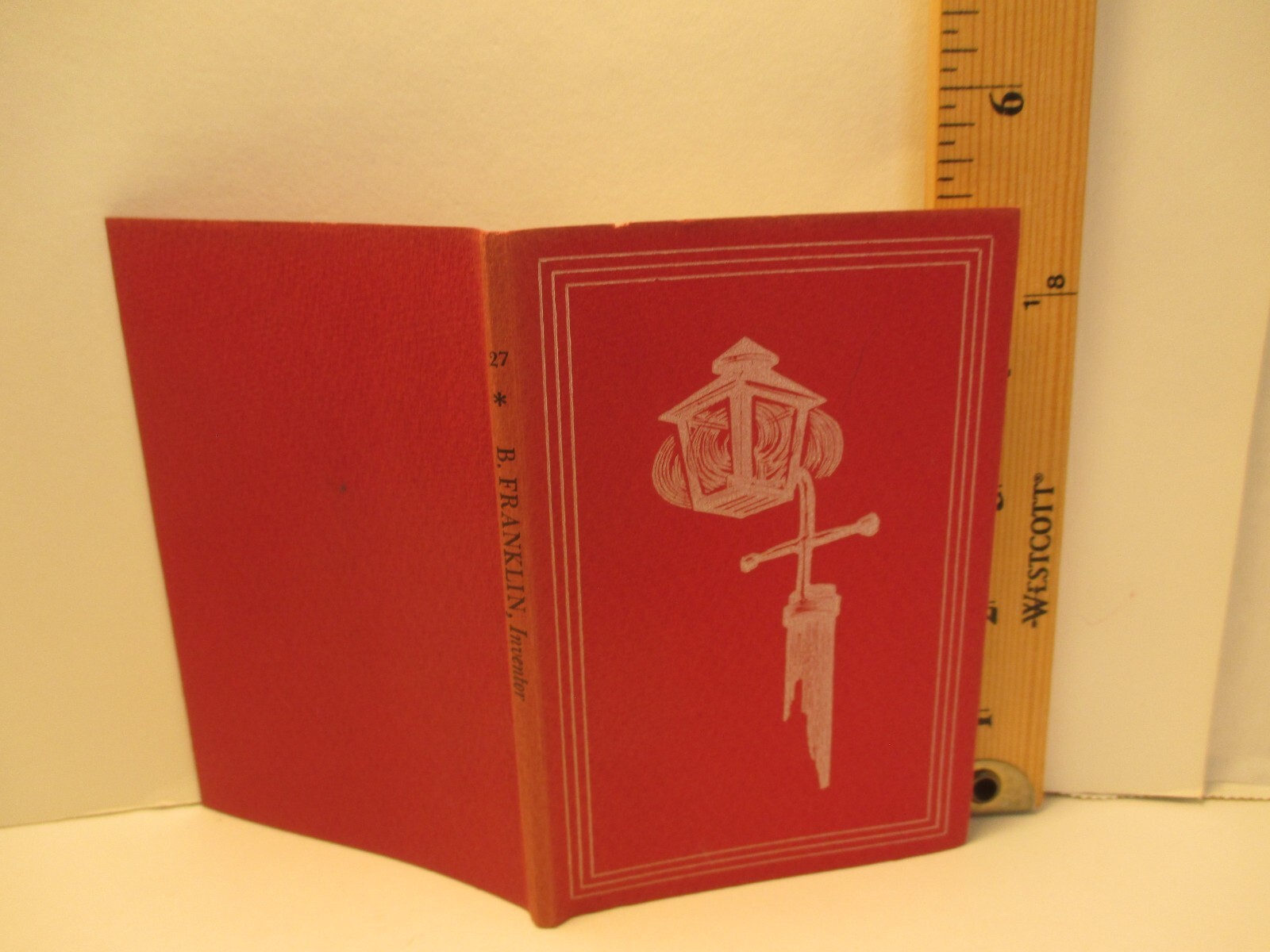 fine press book B FRANKLIN INVENTOR by A R TOMMY TOMMASINI # 27 / 1974 #487/700