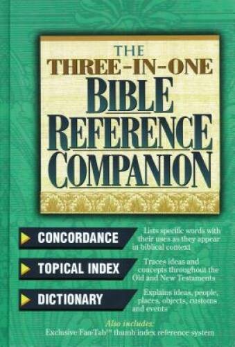 The Three-in-one Bible Reference Companion Super Value Edition – GOOD