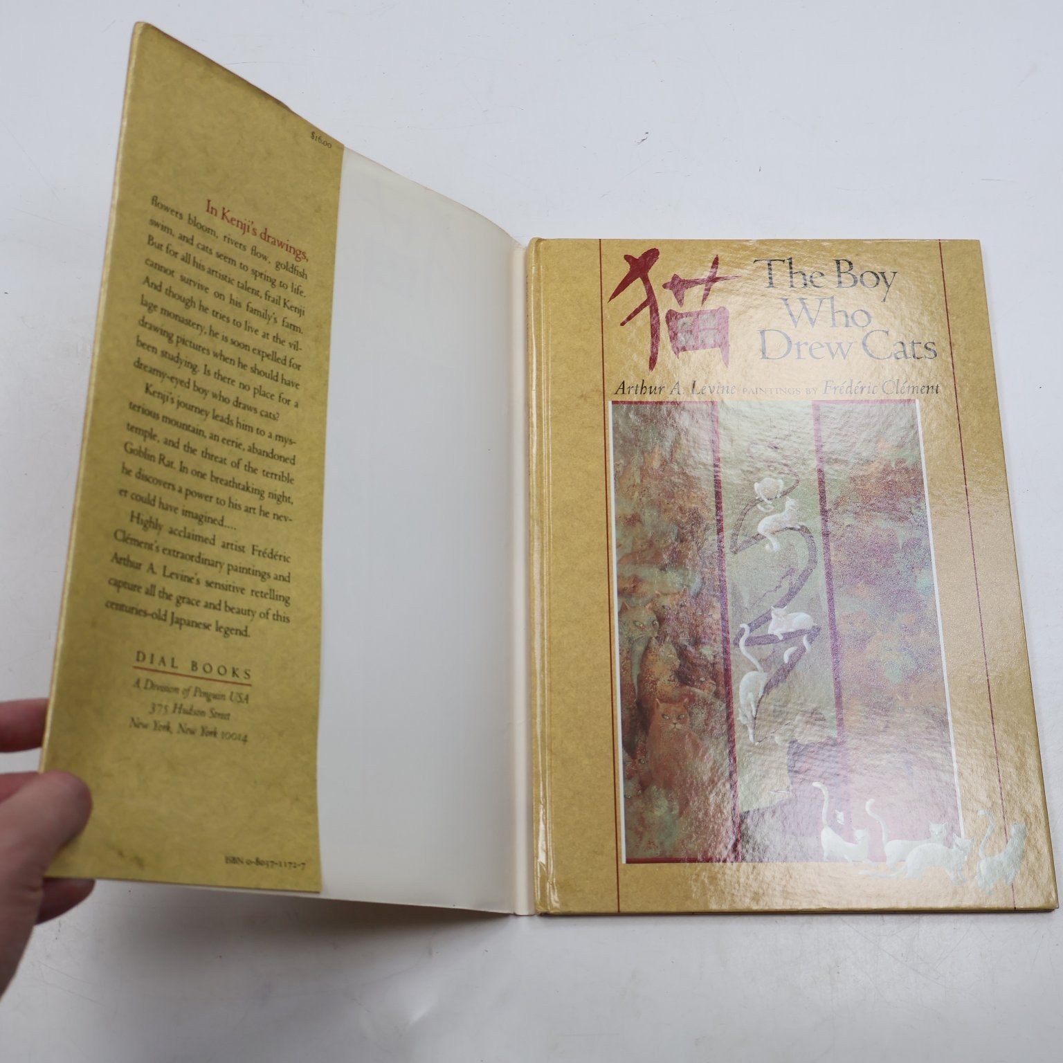 The Boy Who Drew Cats Arthur A. Levine 1994 Illustrated Folklore Dial Books