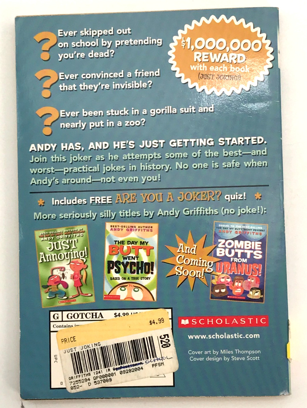 Just Joking! by Andy Griffiths (2003, Mass Market)