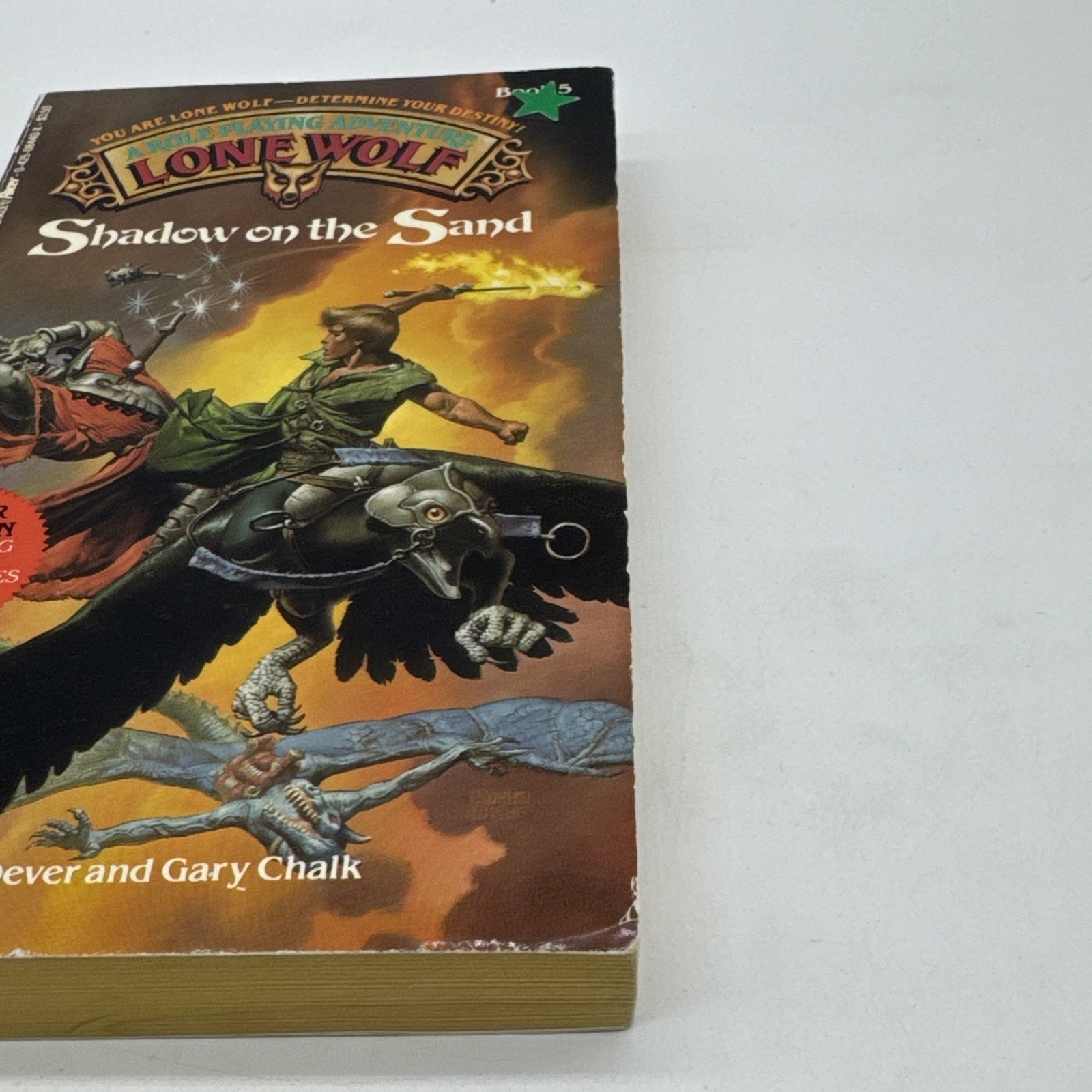 LOT OF 5 LONE WOLF BOOKS – ROLE PLAYING ADVENTURE BOOK 1, 2, 3, 5, 10 – RARE HTF