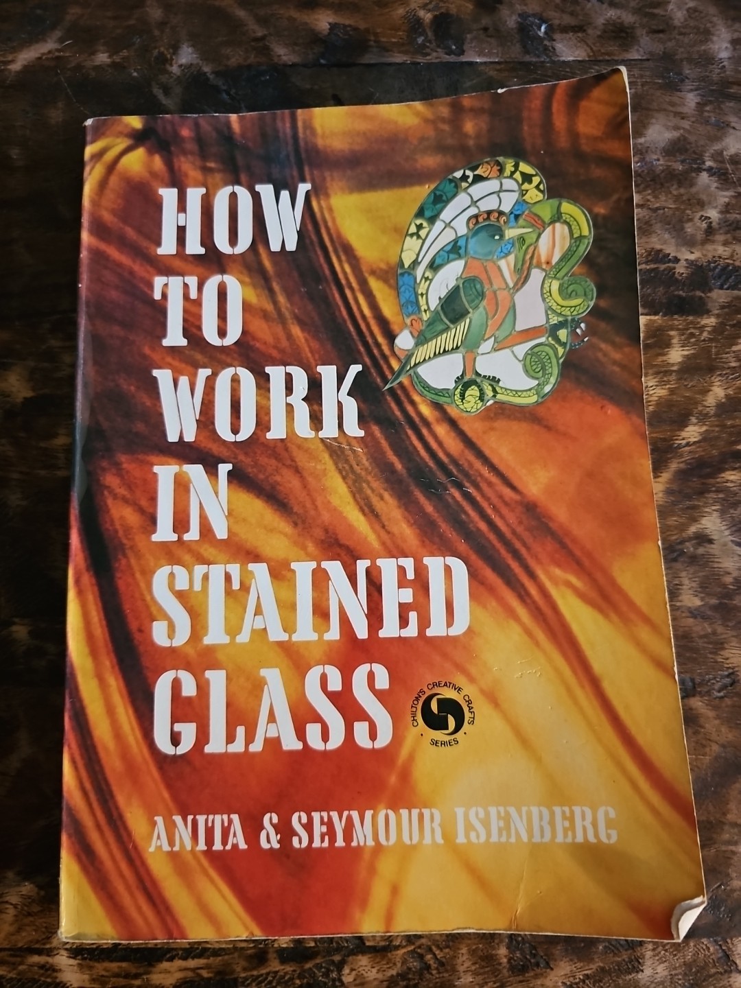 Vintage Stained Glass Book Lot Pattern Instruction Craft Terrarium Books