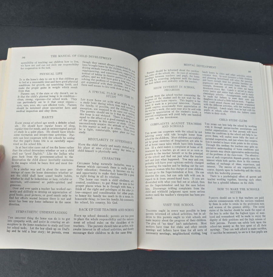 Manual of Child Development 1955 The University Society Vintage Parenting