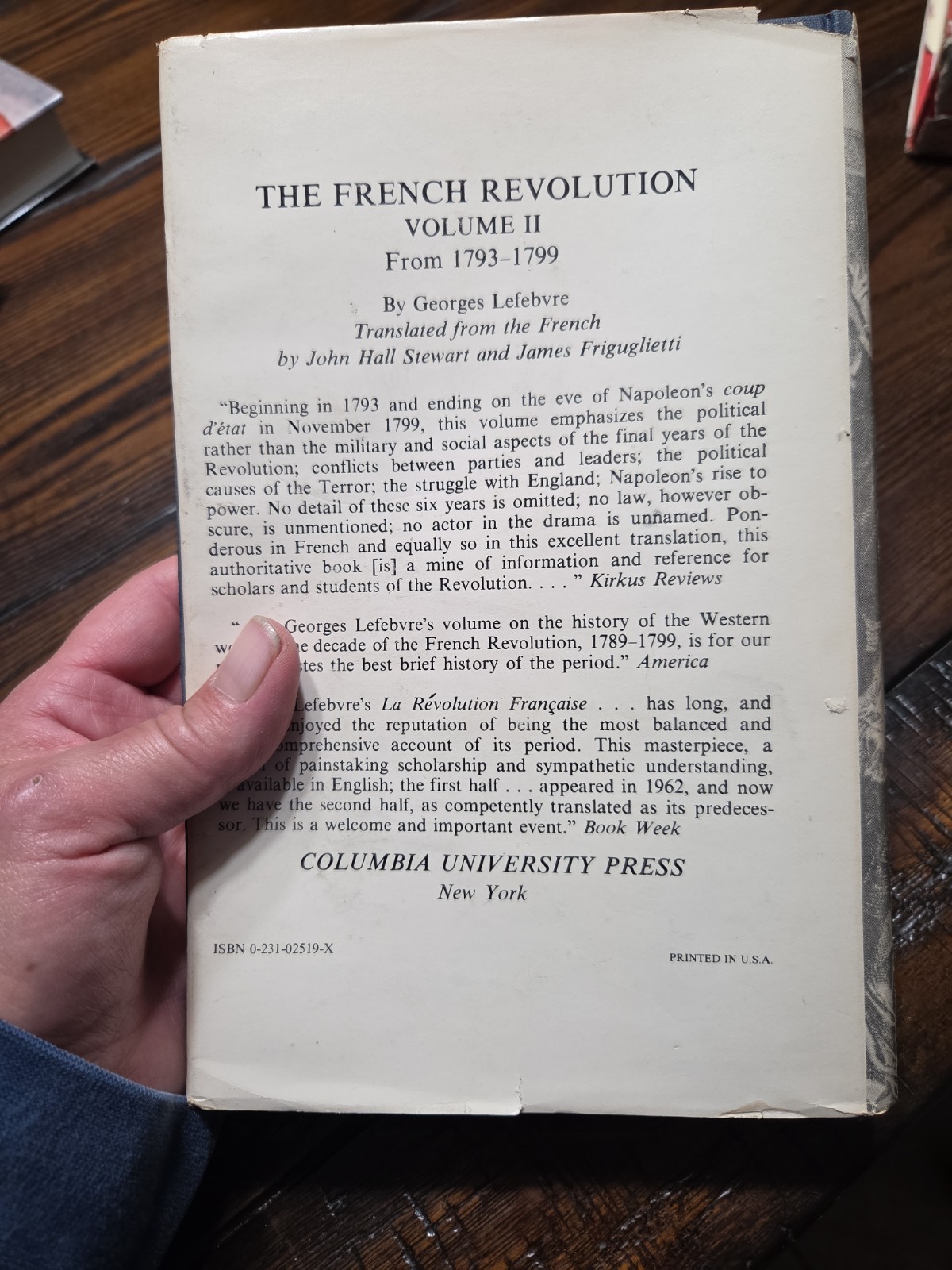 FRENCH REVOLUTION FROM ITS ORIGINS TO 1793 By Georges Lefebvre & Elizabeth Moss