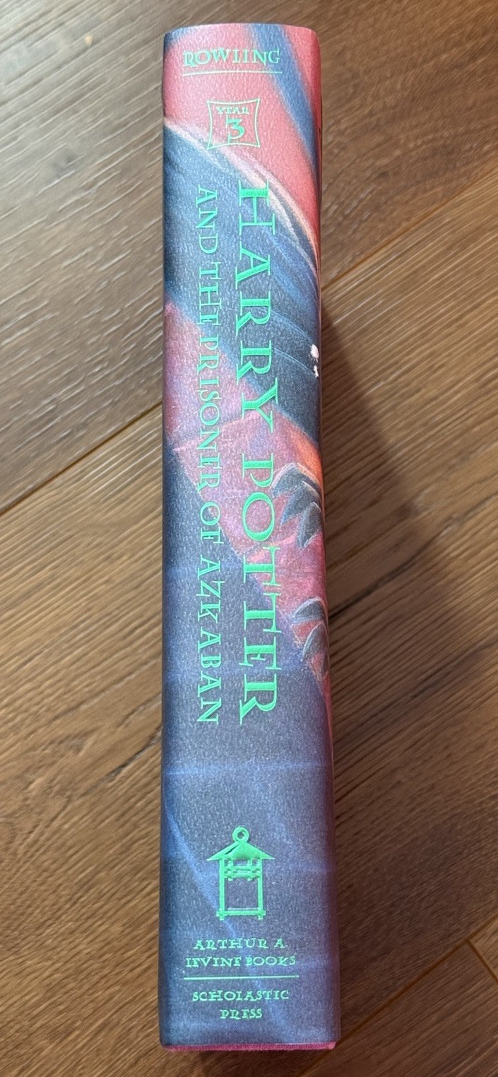 1999 HARRY POTTER and the Prisoner of Azkaban by J. K. Rowling, TRUE 1st Edition