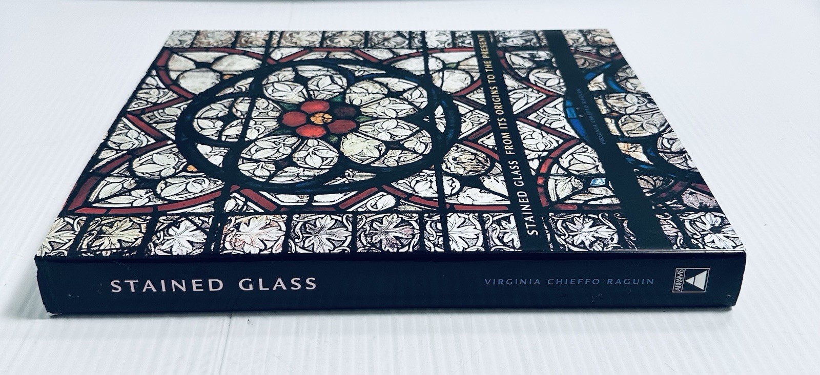 Virginia Raguin Stained Glass Origins to Present Art History Book Vintage 978081