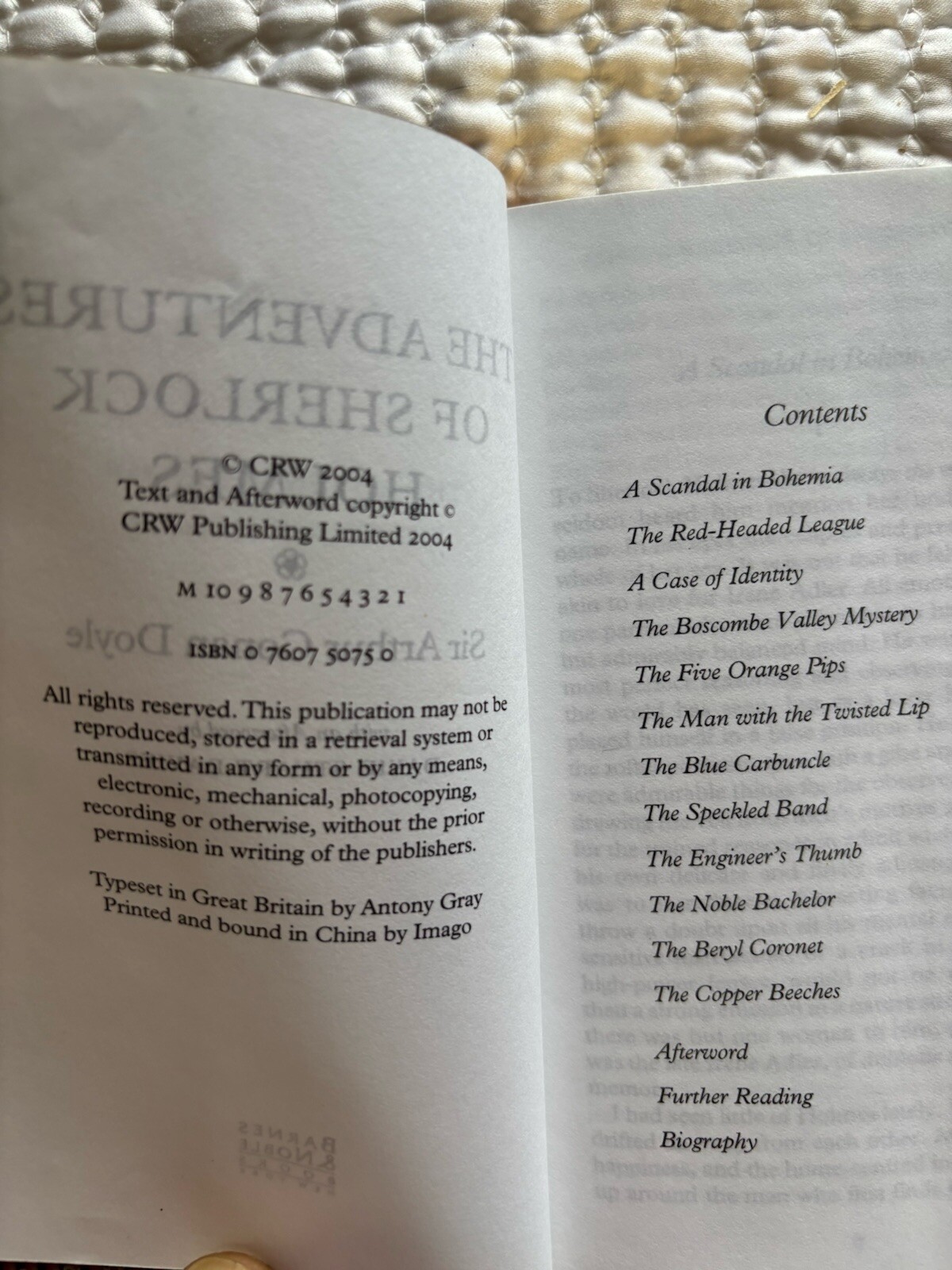 The Adventures of Sherlock Holmes by Sir Arthur Conan Doyle Collectors Library
