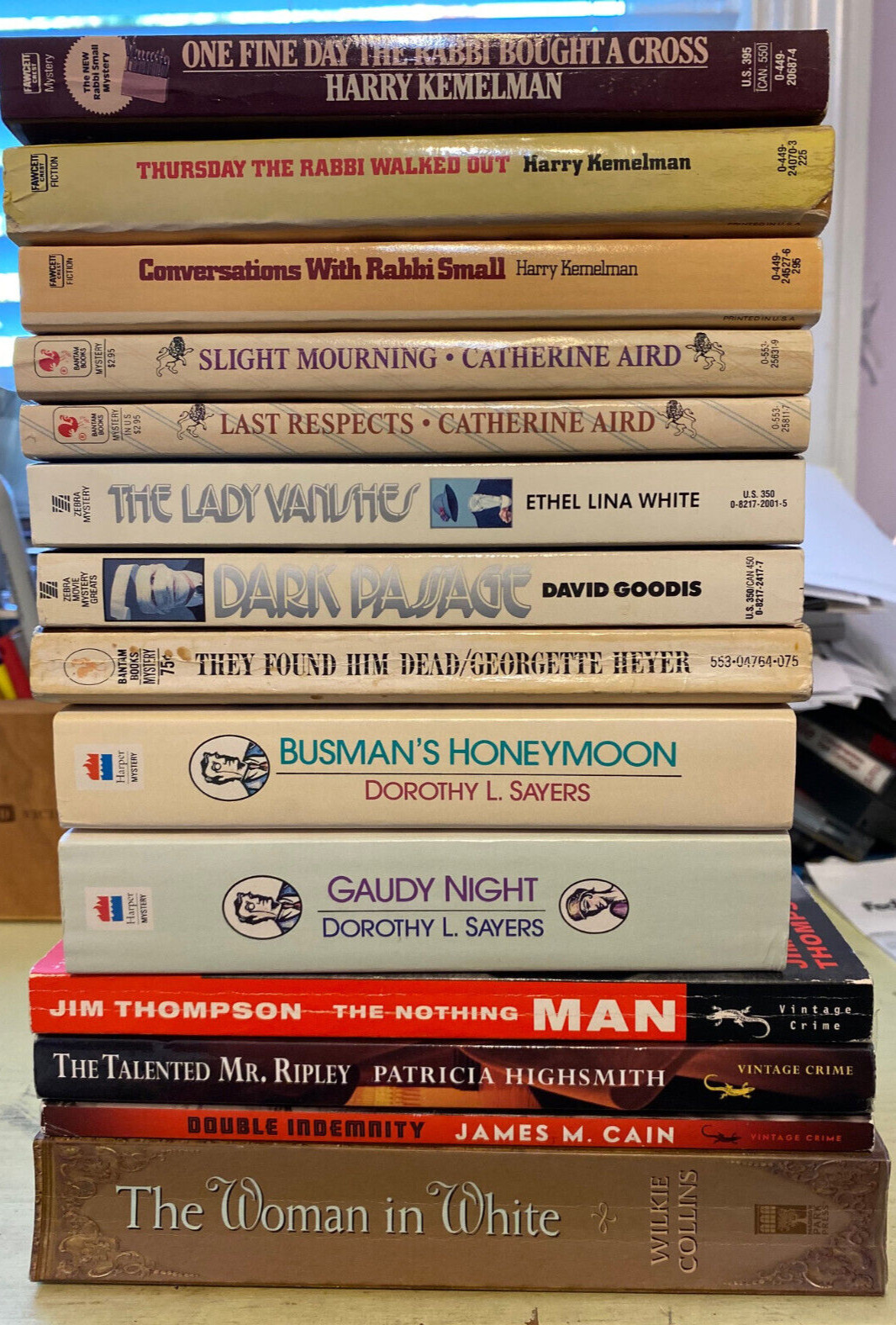 Mystery Writers: Sayers, Spillane+ BUY AS MANY TITLES & PAY FLAT $4.99 TO SHIP#2