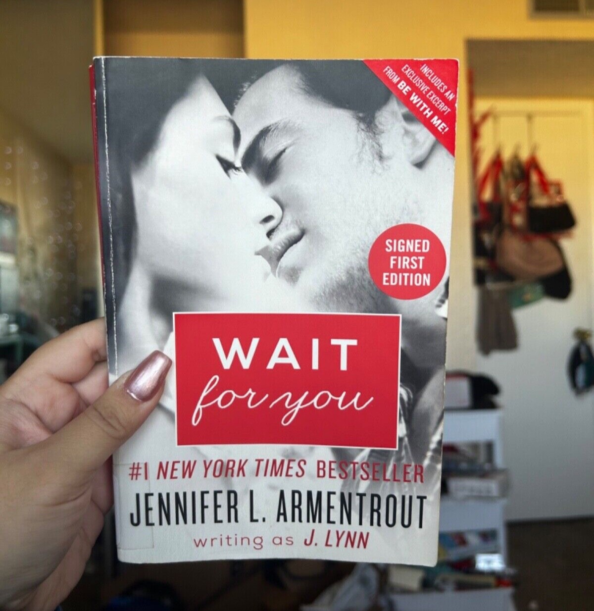 Wait for You SIGNED by Jennifer L. Armentrout J. Lynn 2022 Trade Paperback
