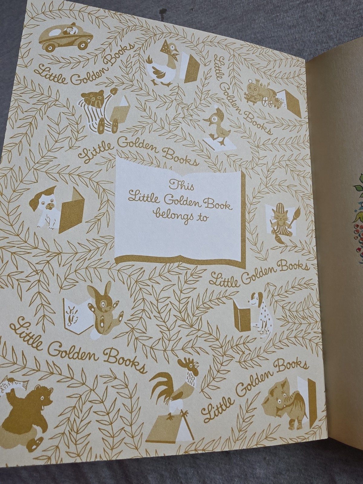 Scarce. Daisy Dog’s Wake-Up Book A Little Golden Book. First Edition Western
