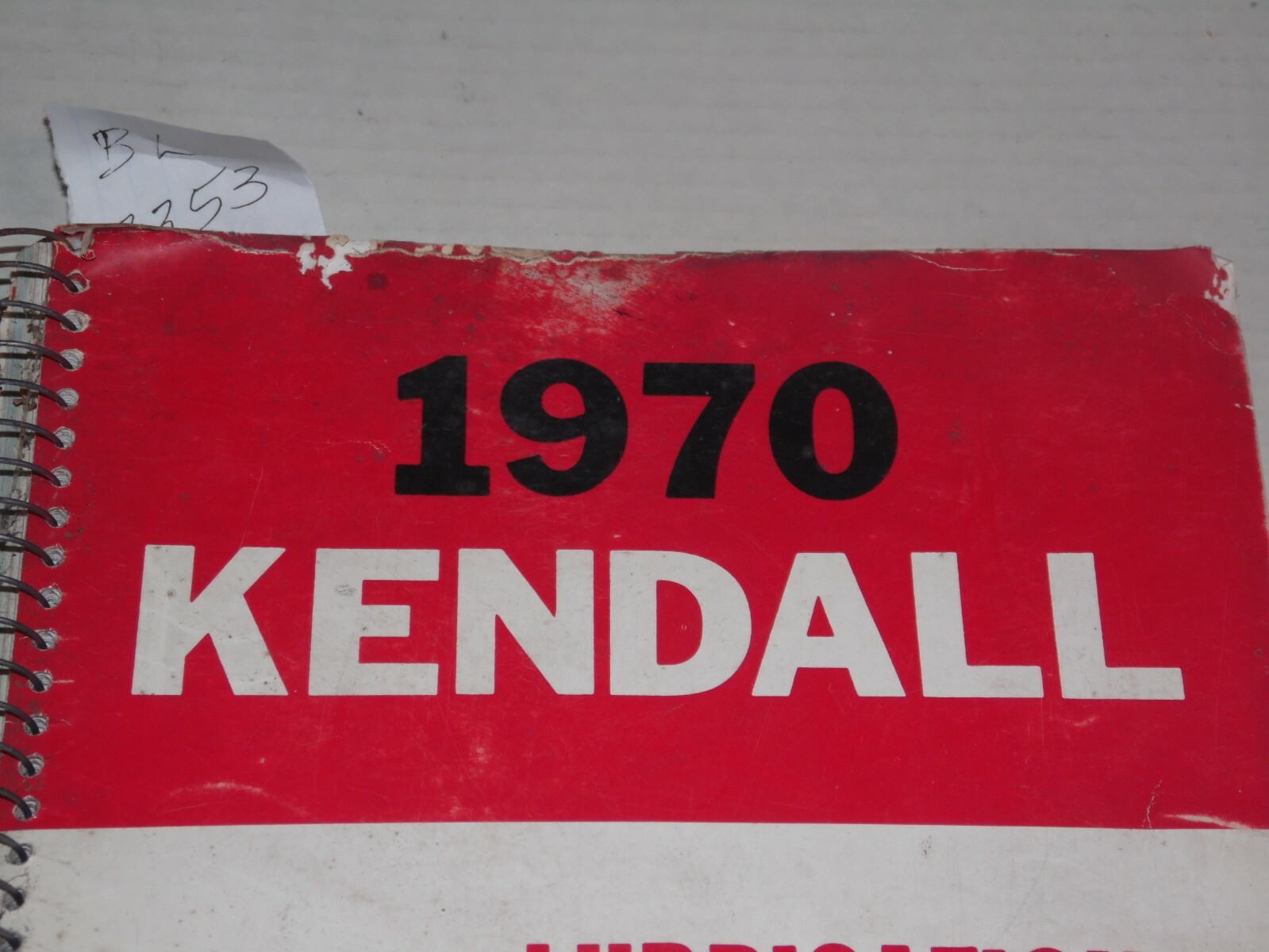 Vintage 1970 Kendall Lubrication Service Guide – 136 Pages