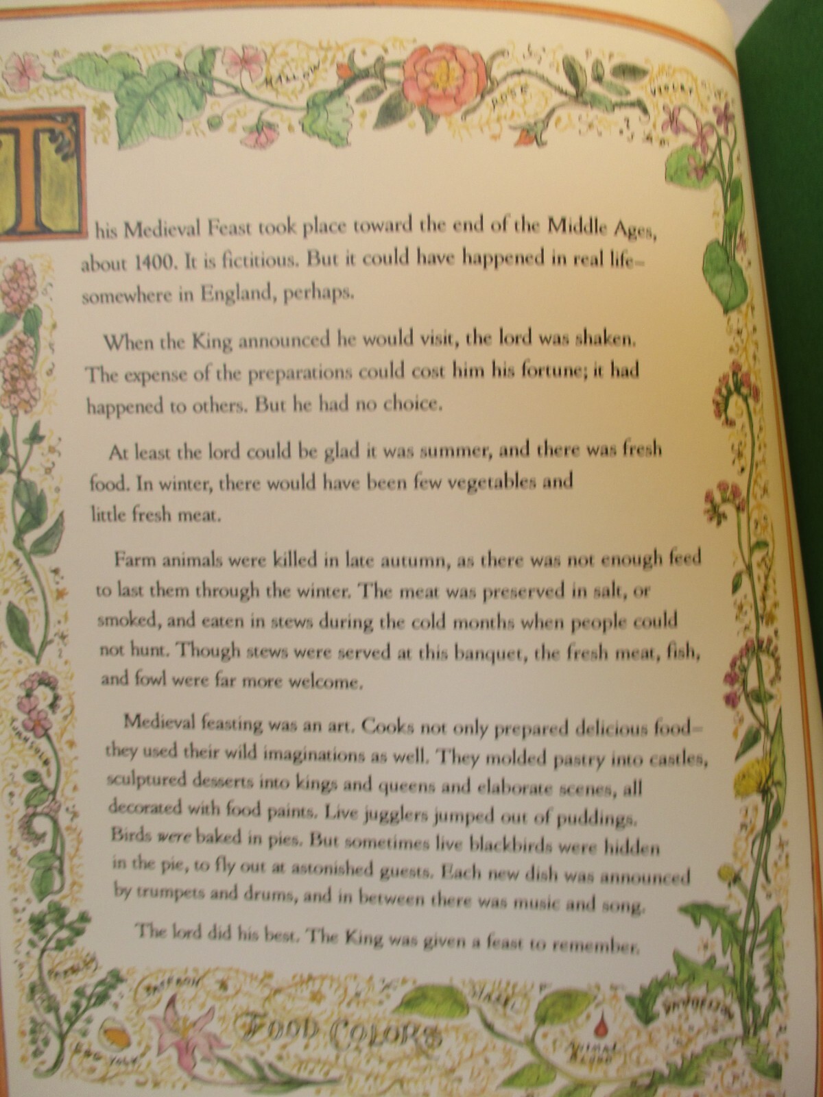 children’s picture book A MEDIEVAL FEAST signed by ALIKI 1983 hc + dj
