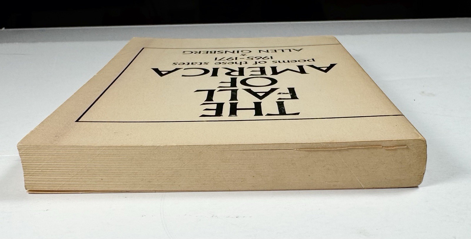 The Fall Of America 1965 – 1971 Allen Ginsberg True First Print White Cover VG+