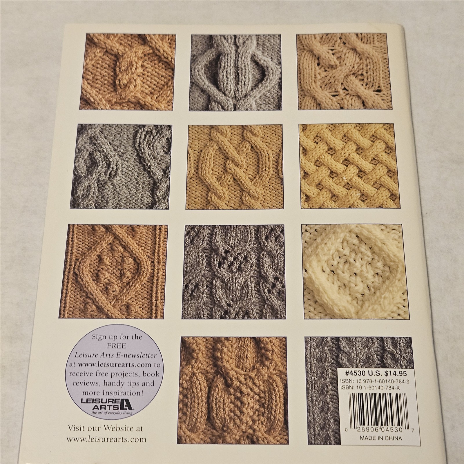 Fabulous 50 Knit Aran Stitches by Rita Weiss Leisure Arts