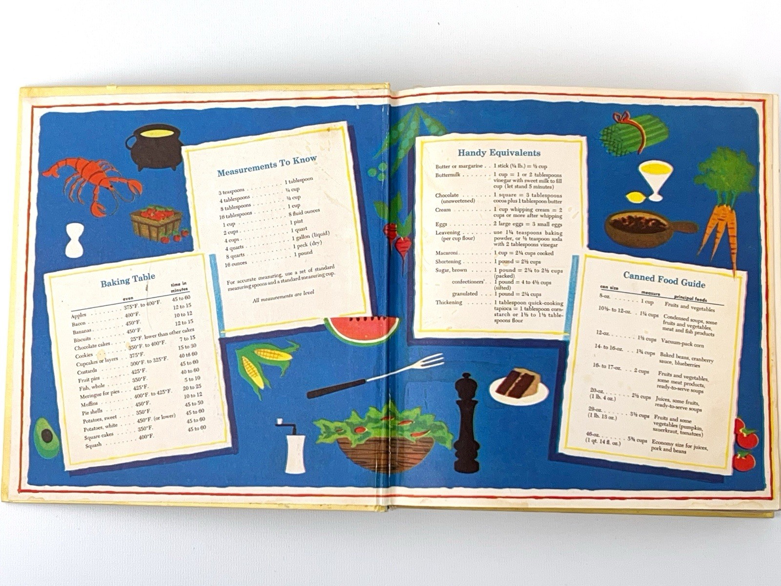 Vintage The General Foods Kitchens Cookbook 1959 1st Printing 436 Pages