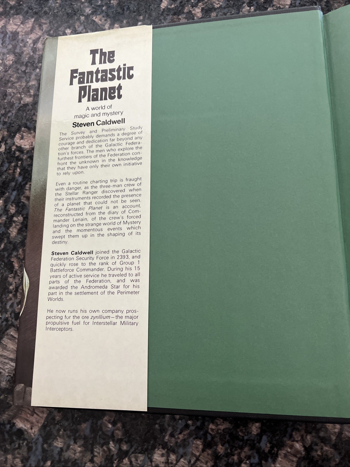 The Fantastic Planet : A world of Magic and Mystery By Steven Caldwell HB/DJ