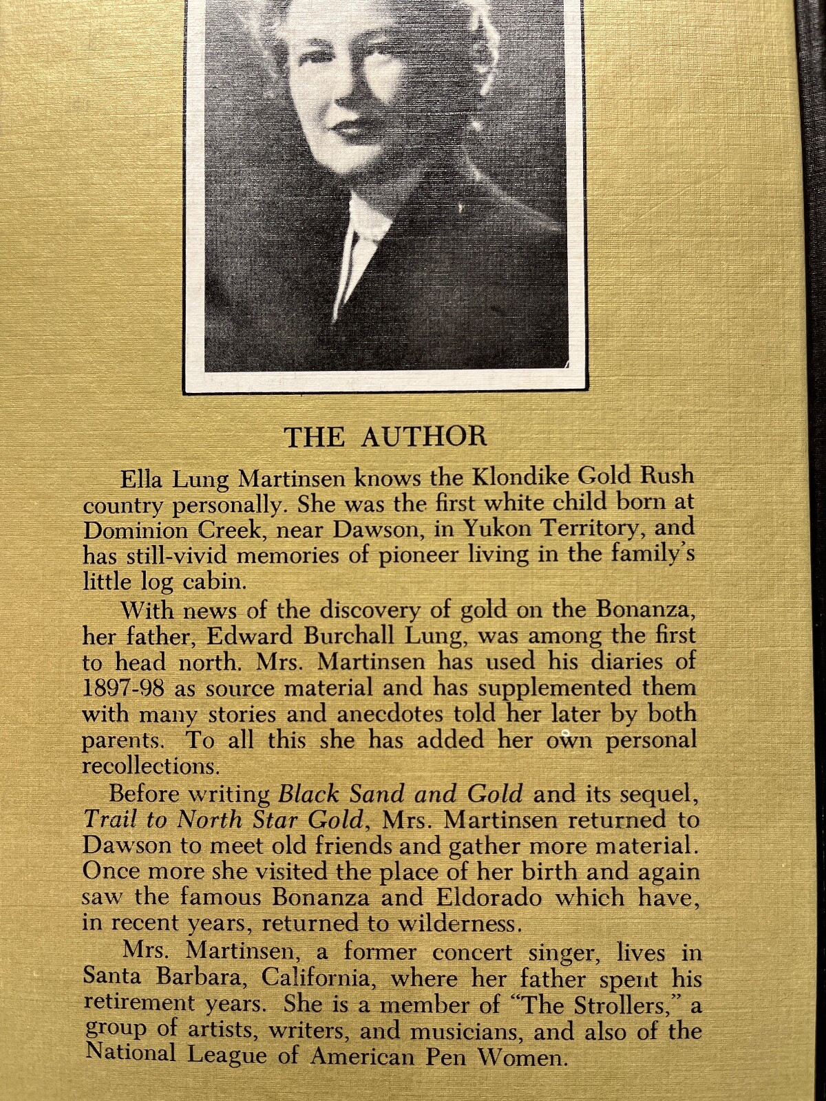 Trail to North Star Gold by Ella L. Martinsen (1974 Hardcover)