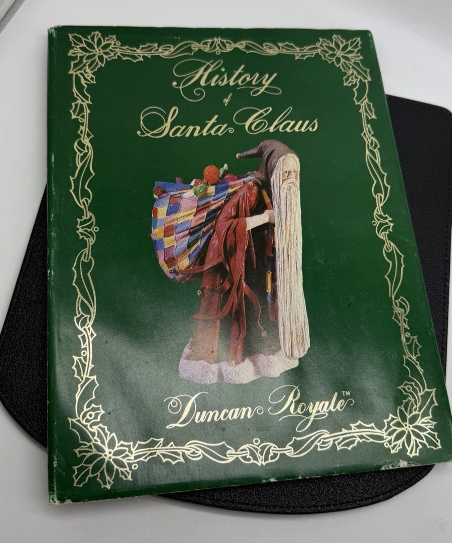 History of Santa Claus Duncan Royale 1st Ed 1st print 1983 Vol. 1 HC DJ Good