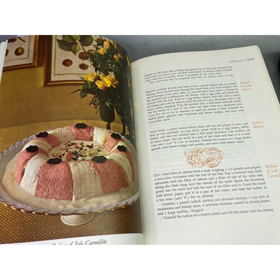 The Gourmet Cookbook 2 Volume Book Set 1 & 2 Classic Recipes Vintage 1974