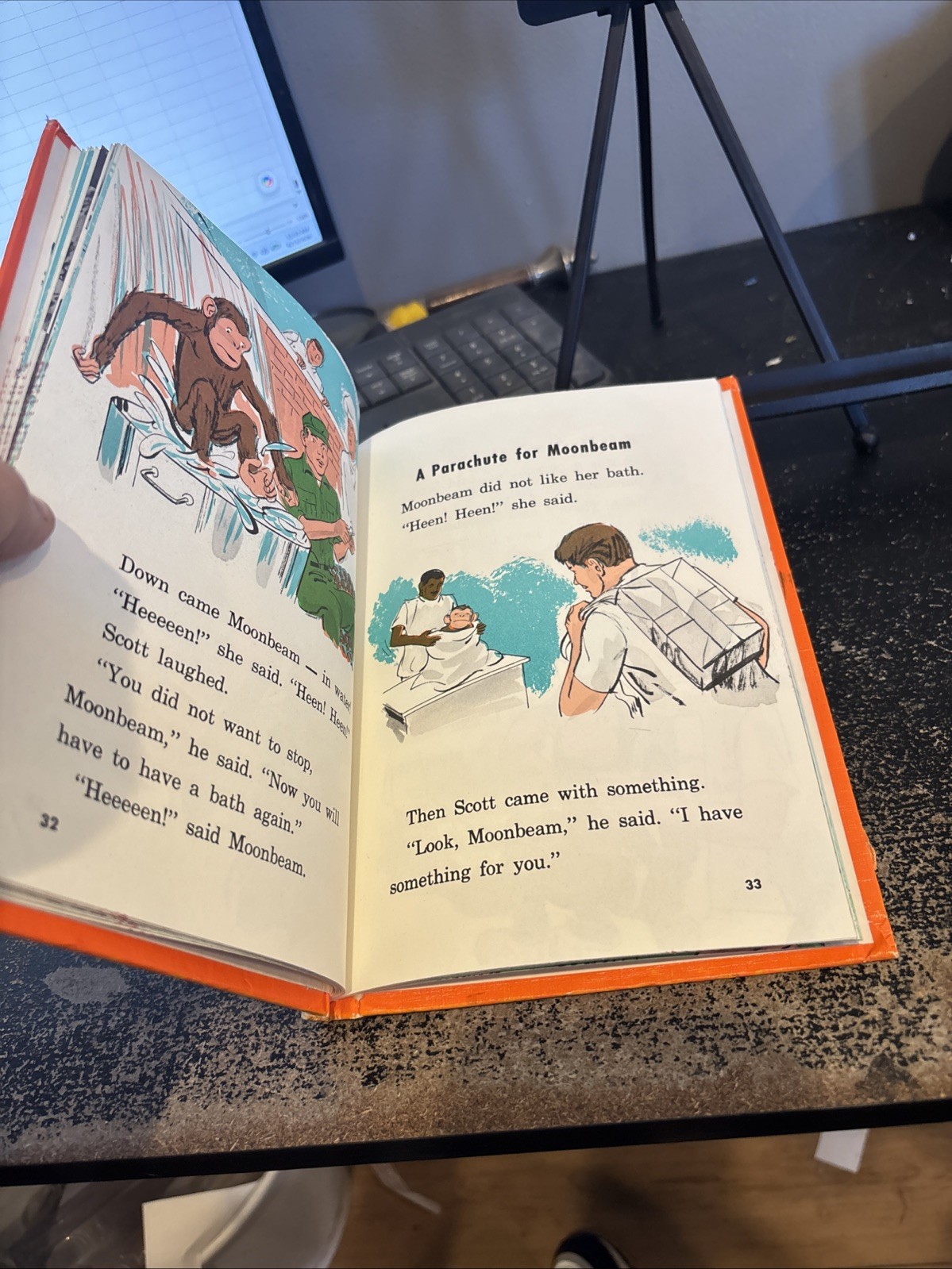 Moonbeam and the big jump (The Moonbeam books) 1974 HC Edition
