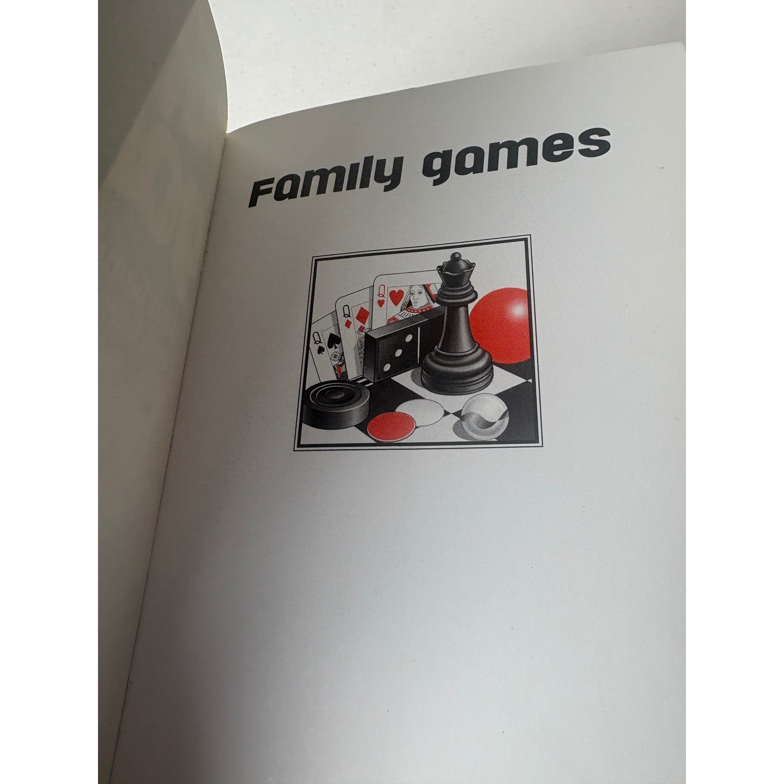 Family Games Card Board Travel Outdoor Games Paperback Book by Brian Burns
